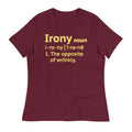 Irony Definition Women's Signature Tee