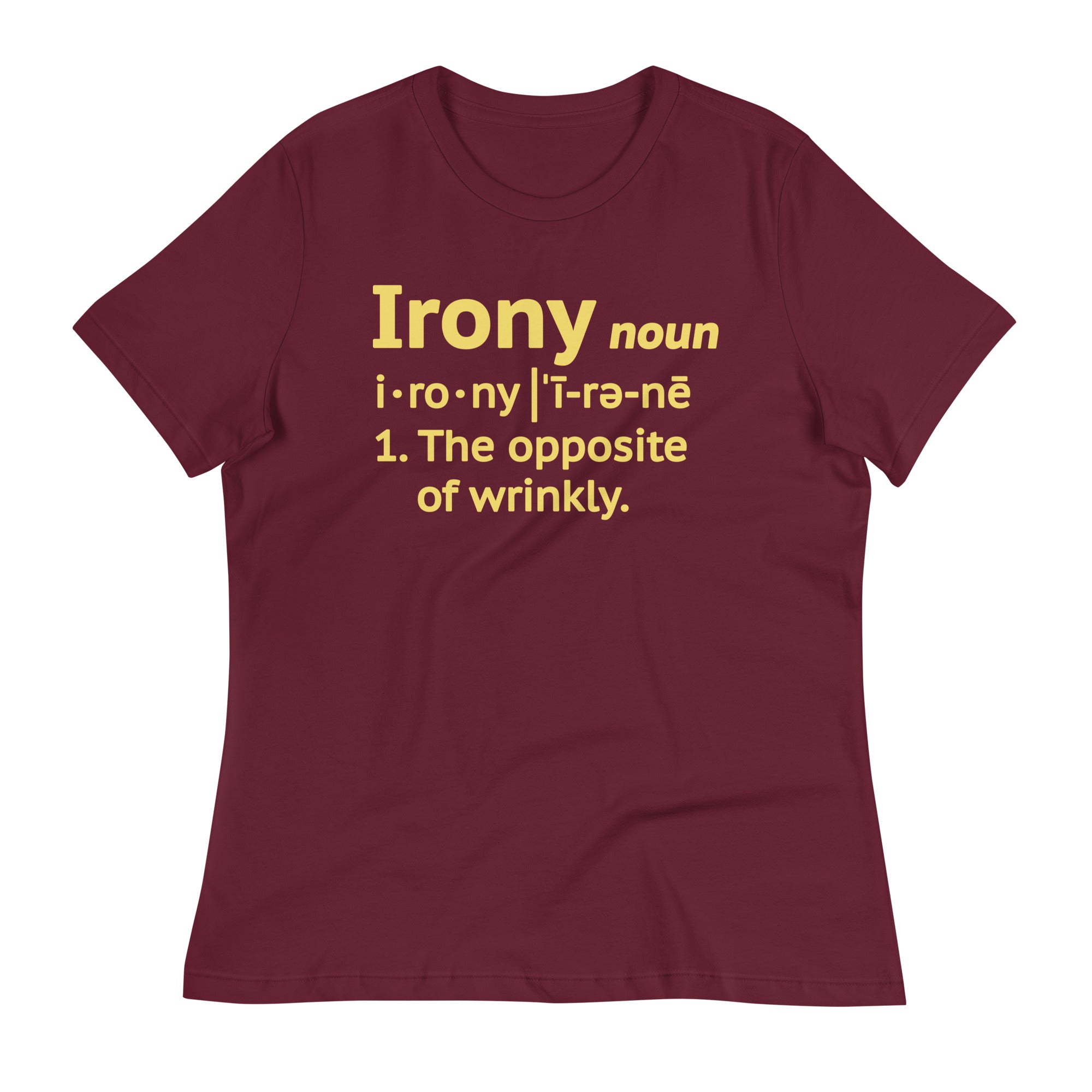 Irony Definition Women's Signature Tee