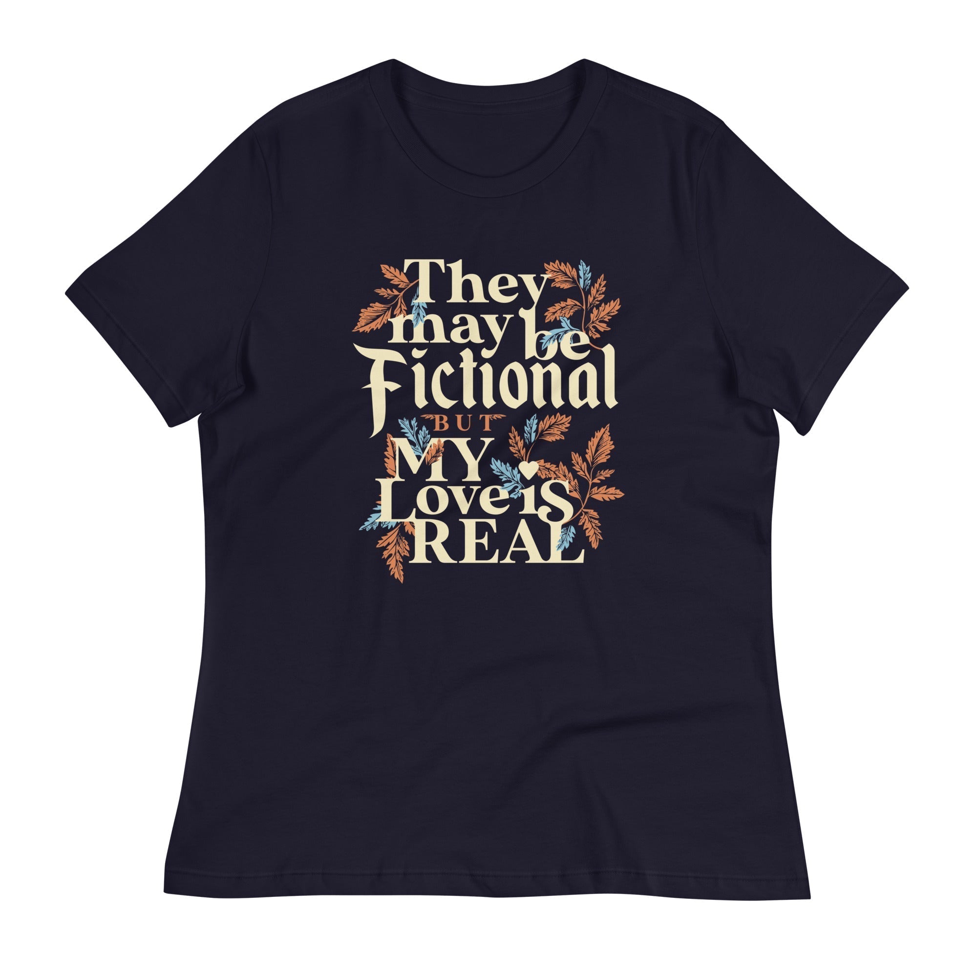 They May Be Fictional But My Love Is Real Women's Signature Tee Hoodie, Sweatshirt | CoreVibeTees.com (Image 2)