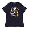 Over Think All The Things Women's Signature Tee Hoodie, Sweatshirt | CoreVibeTees.com (Image 1)