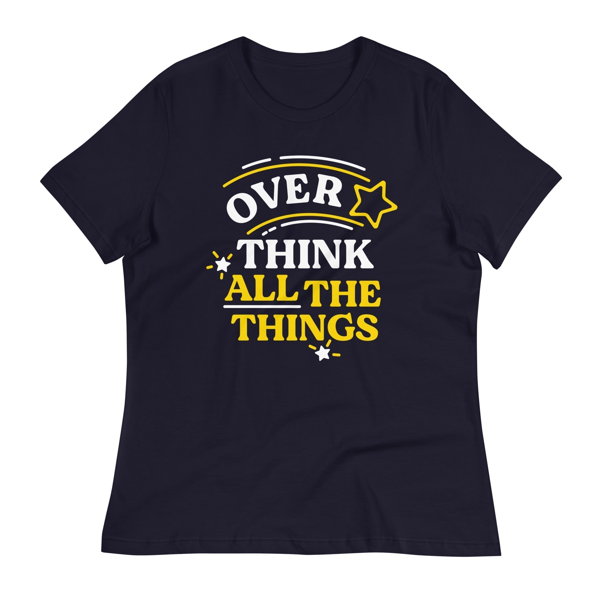 Over Think All The Things Women's Signature Tee Hoodie, Sweatshirt | CoreVibeTees.com (Image 1)