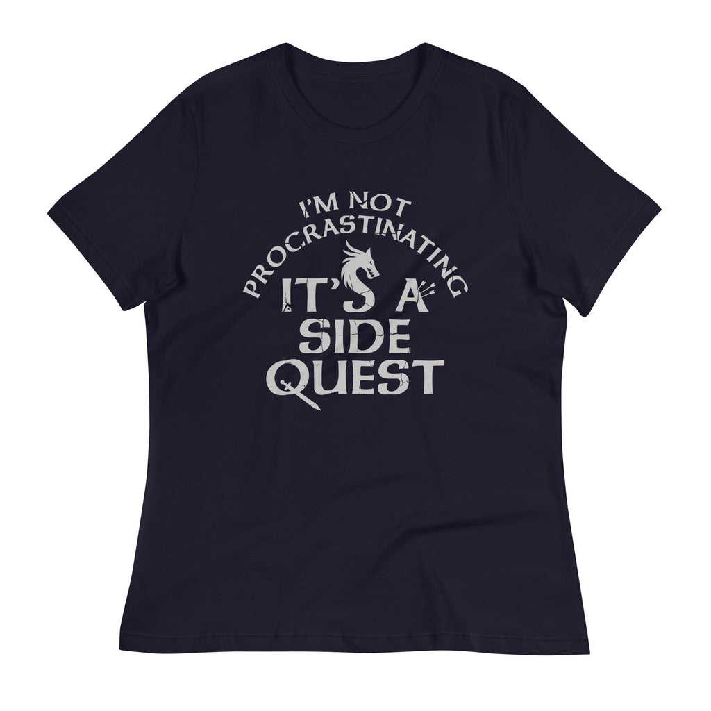 I'm Not Procrastinating, It's A Side Quest Women's Signature Tee Hoodie, Sweatshirt | CoreVibeTees.com (Image 2)