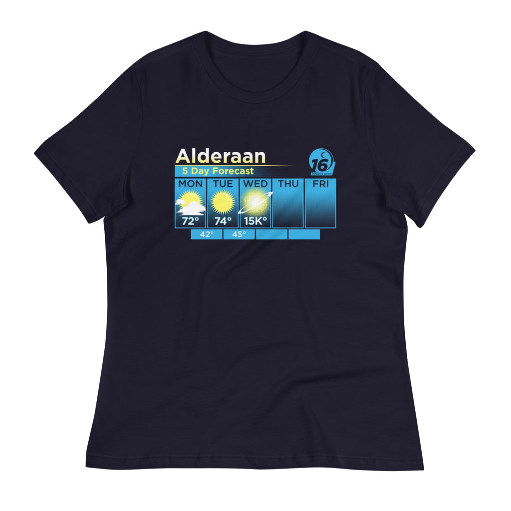Alderaan 5 Day Forecast Women's Signature Tee Hoodie, Sweatshirt | CoreVibeTees.com (Image 1)