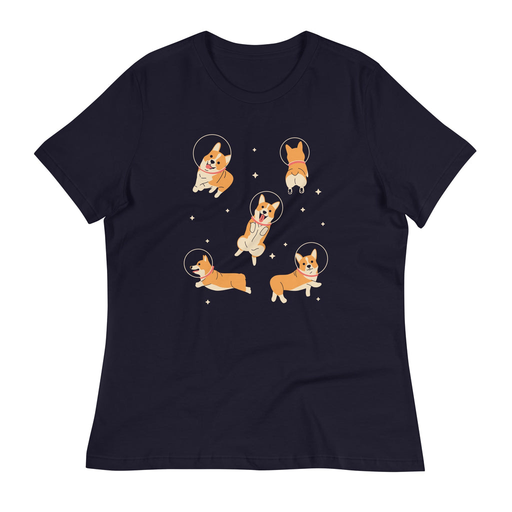 Corgis In Space Women's Signature Tee Hoodie, Sweatshirt | CoreVibeTees.com (Image 2)
