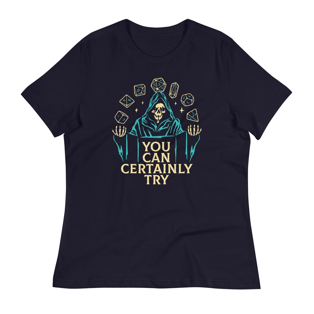 You Can Certainly Try Women's Signature Tee Hoodie, Sweatshirt | CoreVibeTees.com (Image 3)