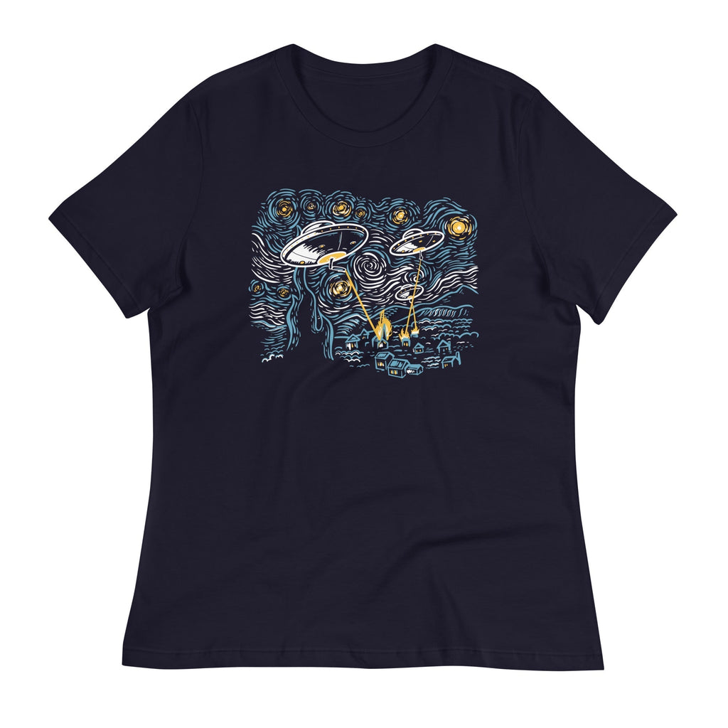 Starry Invasion Women's Signature Tee Hoodie, Sweatshirt | CoreVibeTees.com (Image 2)
