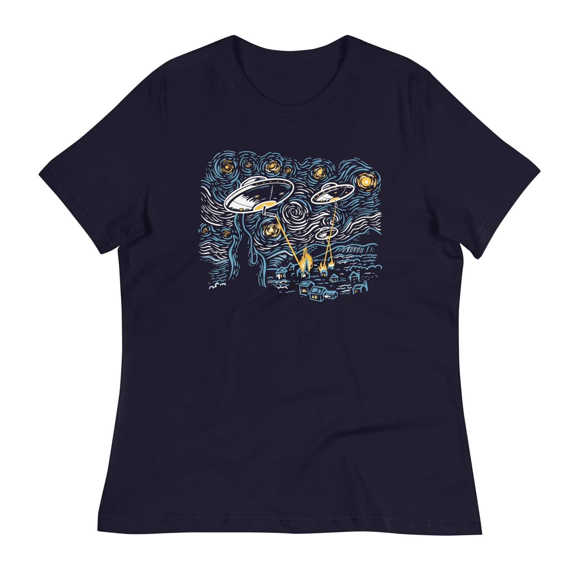 Starry Invasion Women's Signature Tee Hoodie, Sweatshirt | CoreVibeTees.com (Image 2)