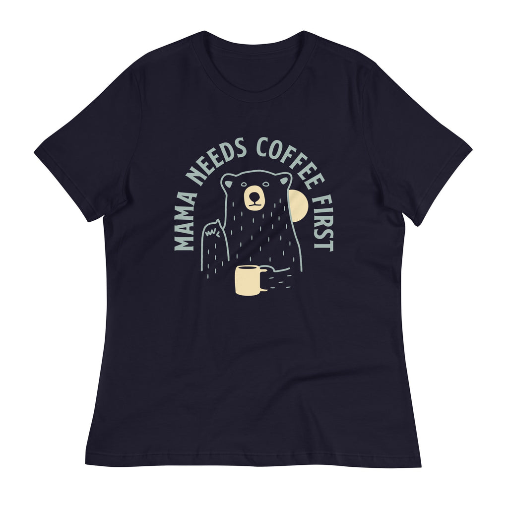 Mama Needs Coffee First Women's Signature Tee Hoodie, Sweatshirt | CoreVibeTees.com (Image 2)