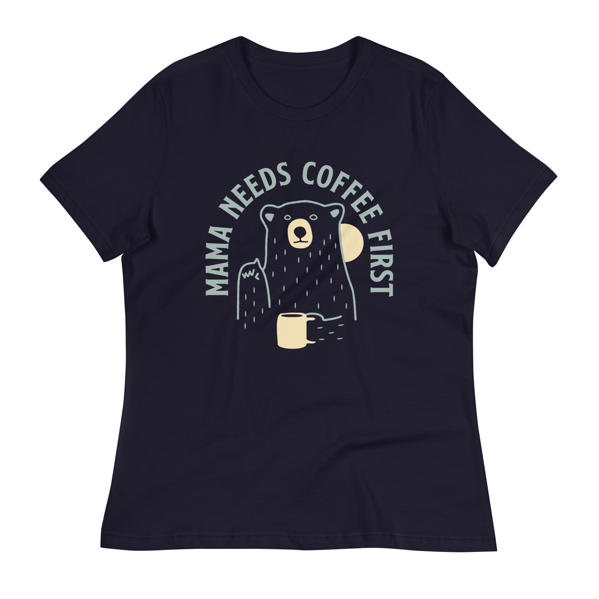 Mama Needs Coffee First Women's Signature Tee Hoodie, Sweatshirt | CoreVibeTees.com (Image 2)
