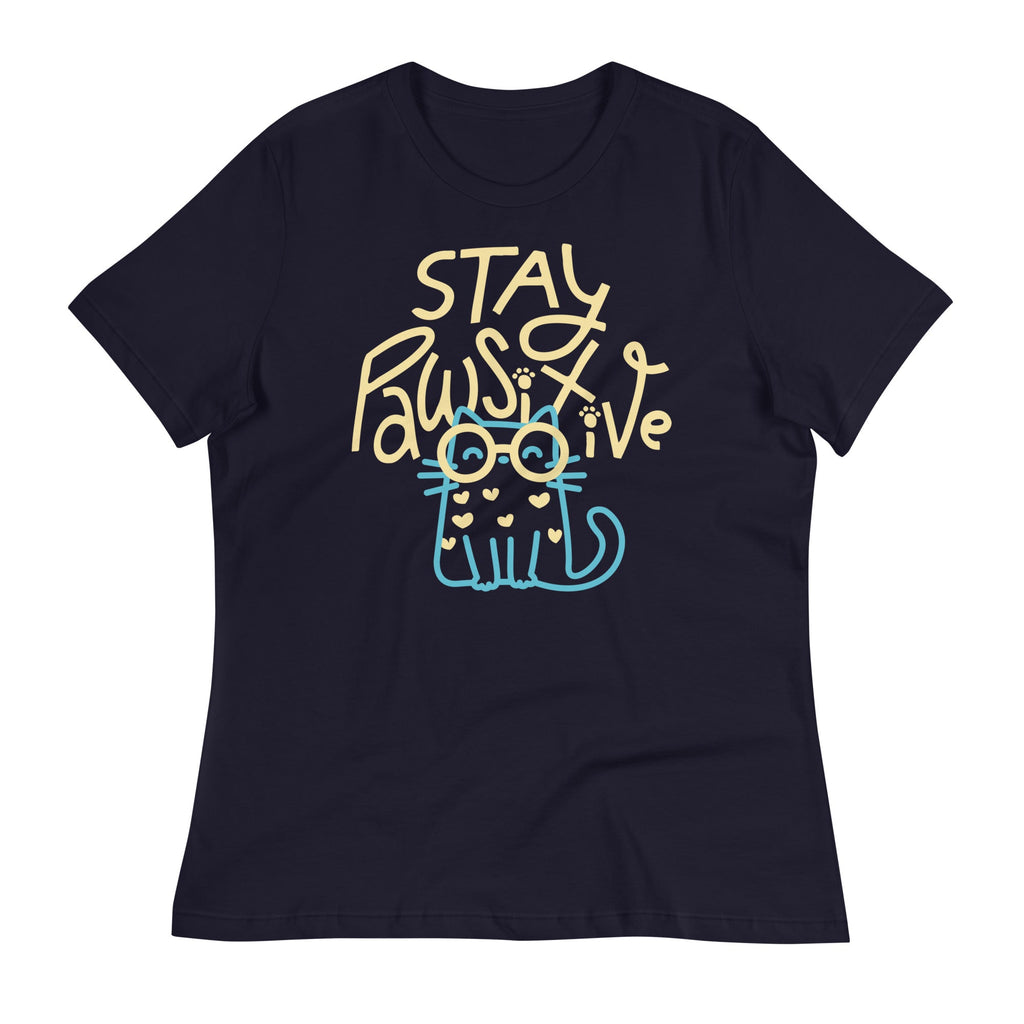 Stay Pawsitive Women's Signature Tee Hoodie, Sweatshirt | CoreVibeTees.com (Image 1)