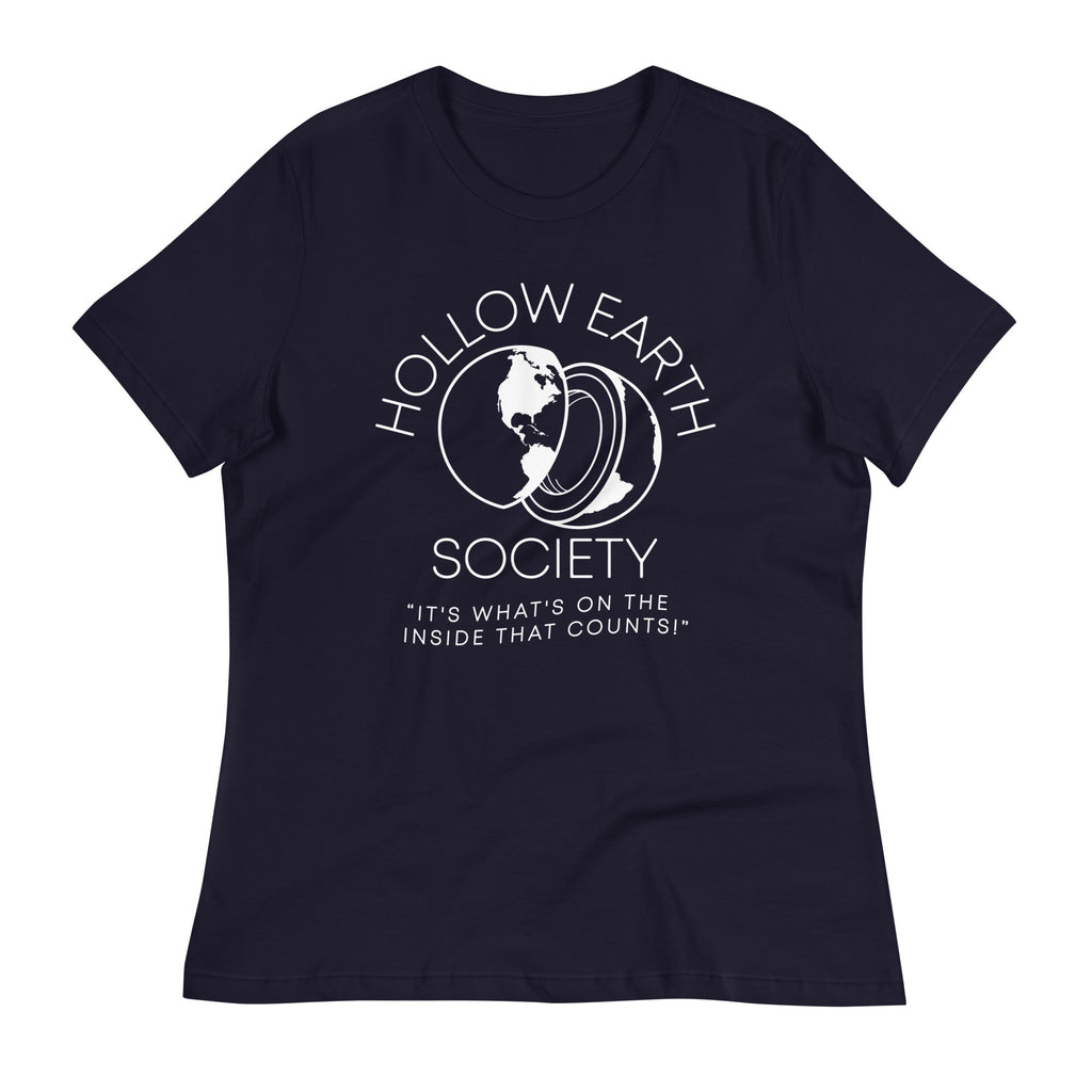 Hollow Earth Society Women's Signature Tee Hoodie, Sweatshirt | CoreVibeTees.com (Image 2)