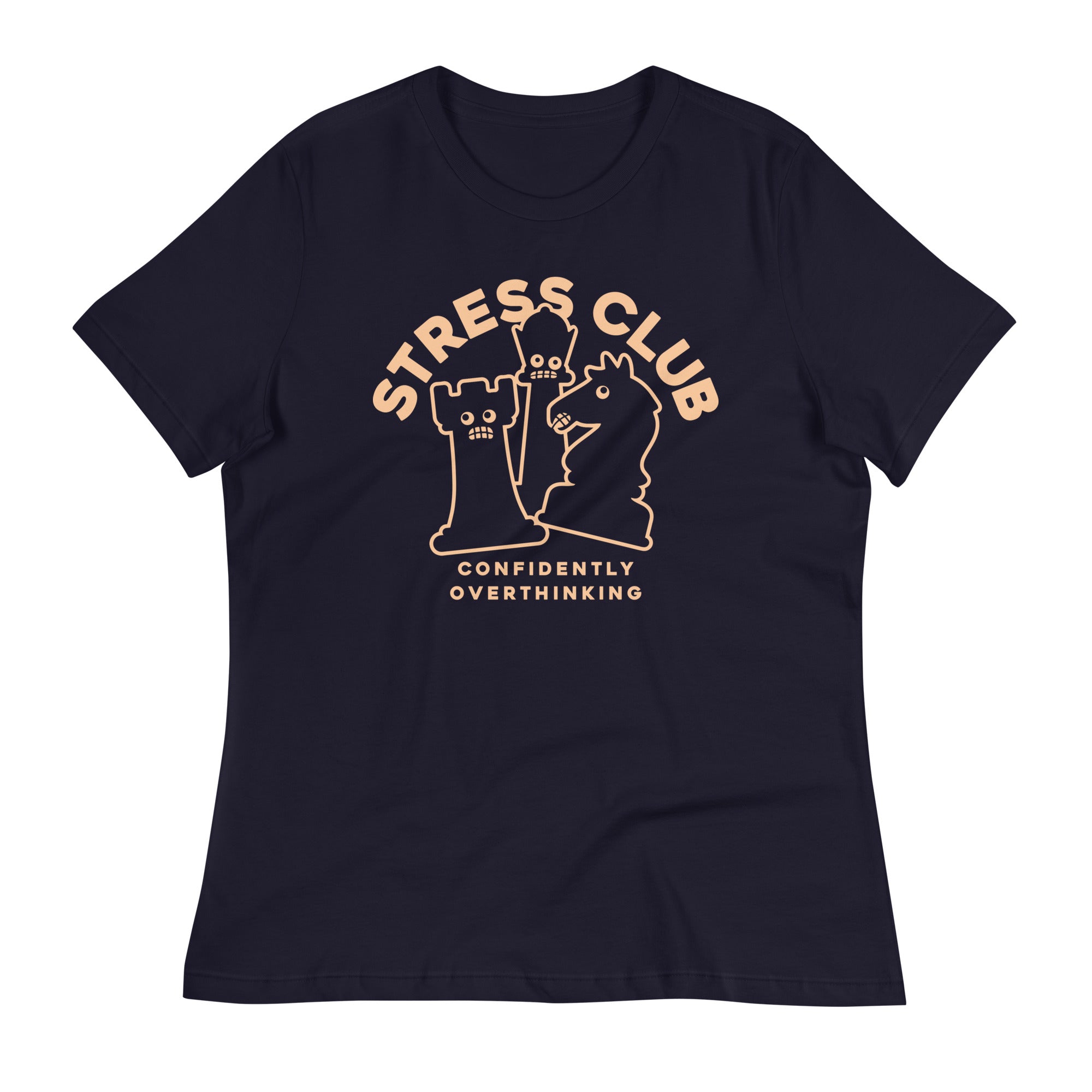 Stress Club Women's Signature Tee Hoodie, Sweatshirt | CoreVibeTees.com (Image 2)