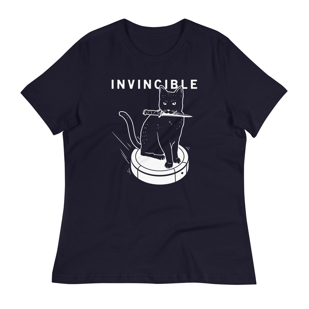 Invincible Cat Women's Signature Tee Hoodie, Sweatshirt | CoreVibeTees.com (Image 2)