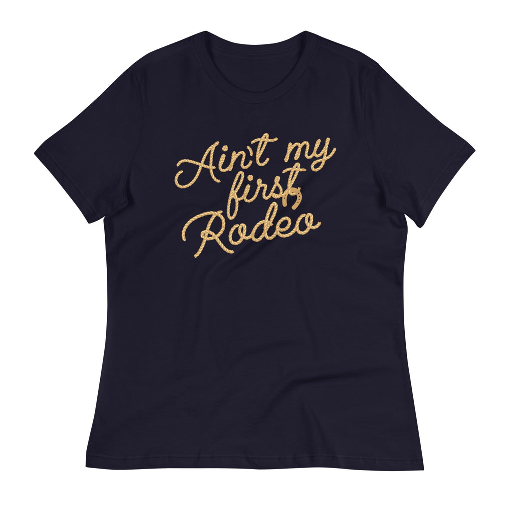 Ain't My First Rodeo Women's Signature Tee Hoodie, Sweatshirt | CoreVibeTees.com (Image 2)