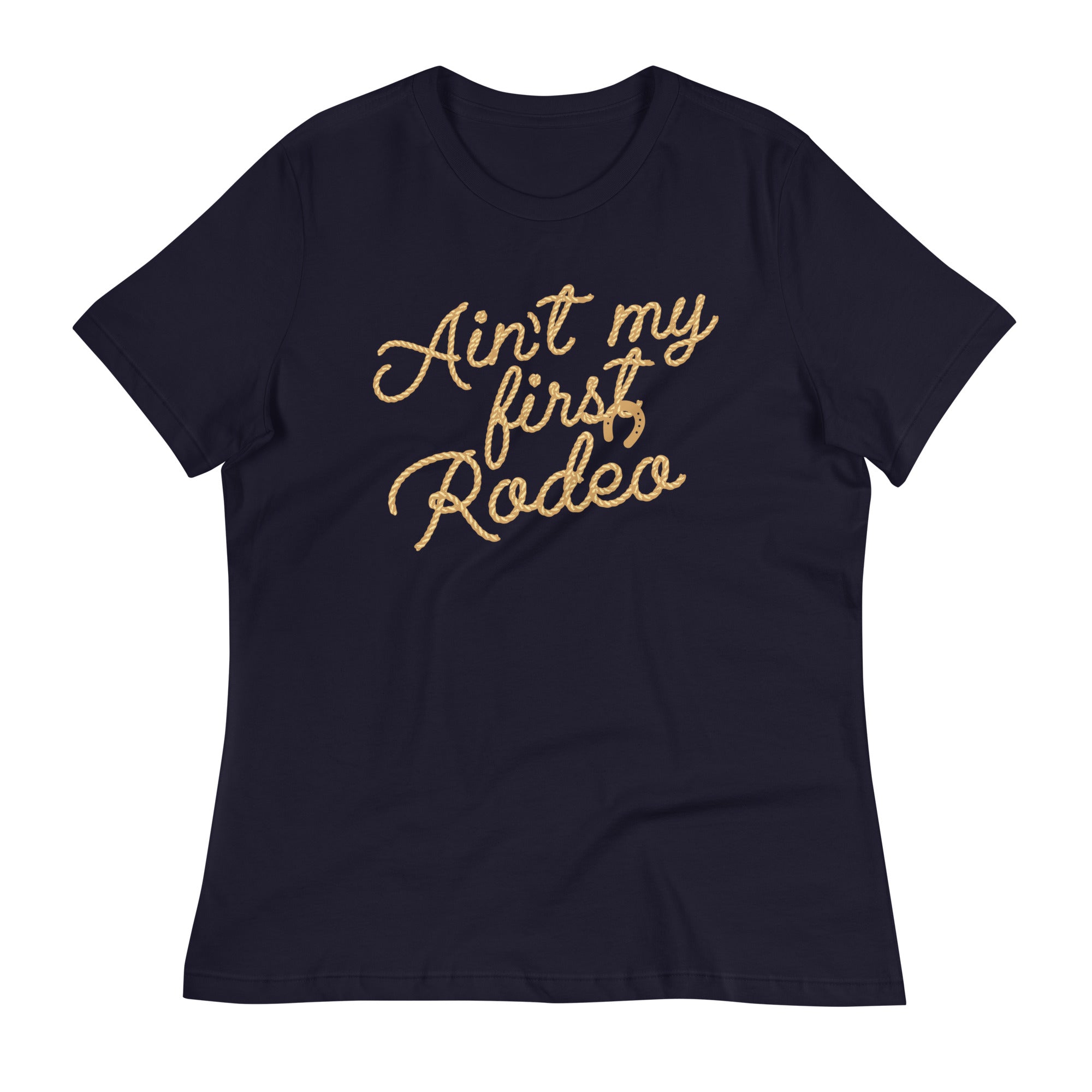 Ain't My First Rodeo Women's Signature Tee Hoodie, Sweatshirt | CoreVibeTees.com (Image 2)