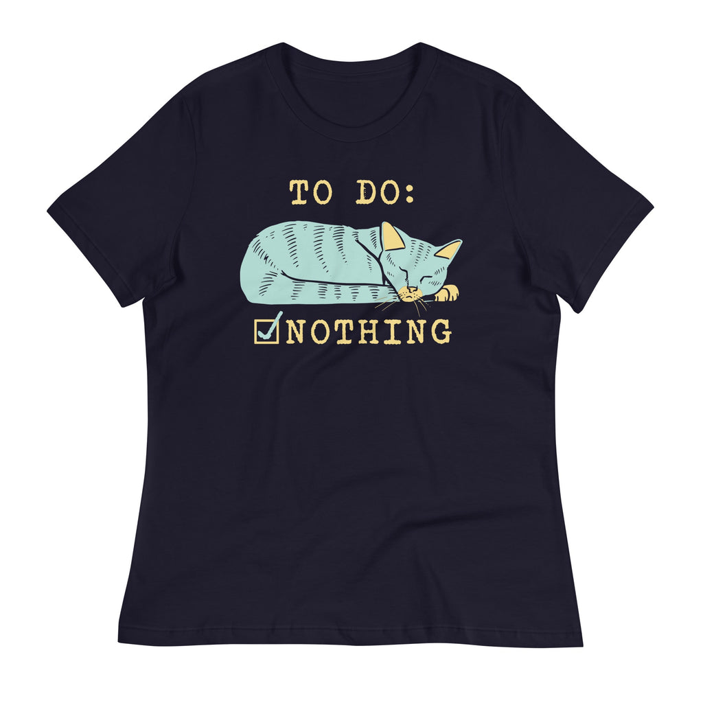 To Do: Nothing Women's Signature Tee Hoodie, Sweatshirt | CoreVibeTees.com (Image 2)