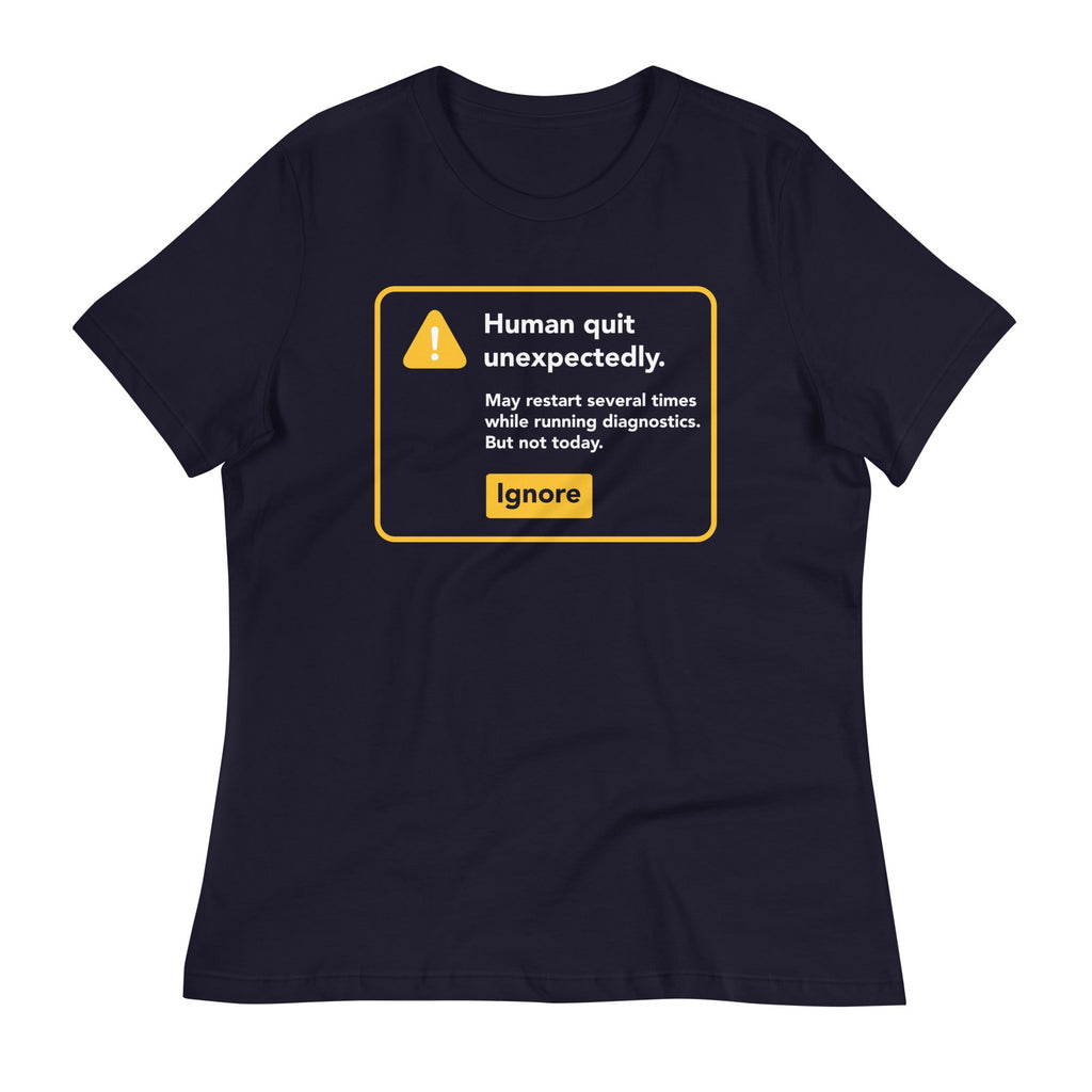 Human Quit Unexpectedly Women's Signature Tee Hoodie, Sweatshirt | CoreVibeTees.com (Image 2)