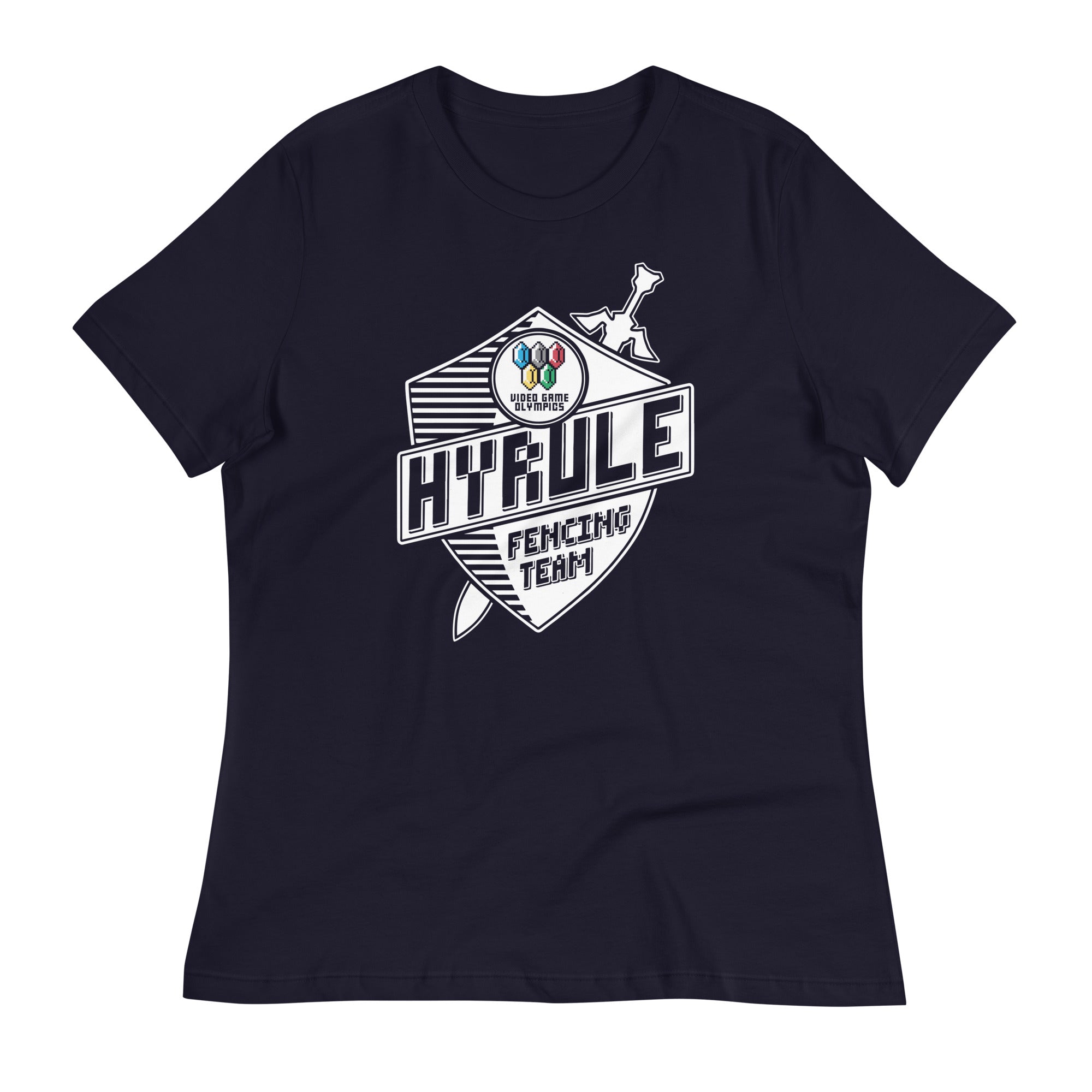 Hyrule Fencing Team Women's Signature Tee Hoodie, Sweatshirt | CoreVibeTees.com (Image 2)