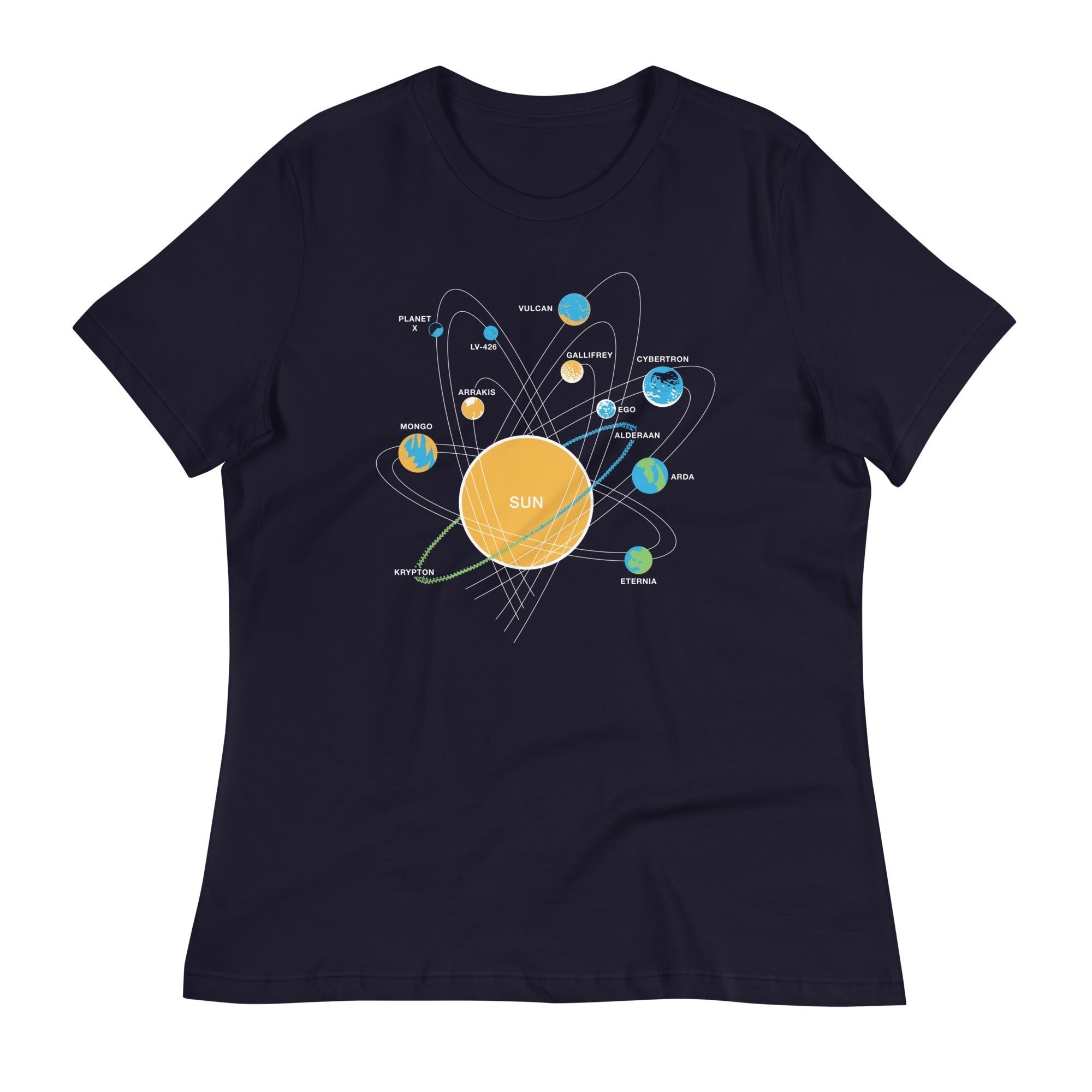 Solar System Women's Signature Tee Hoodie, Sweatshirt | CoreVibeTees.com (Image 2)