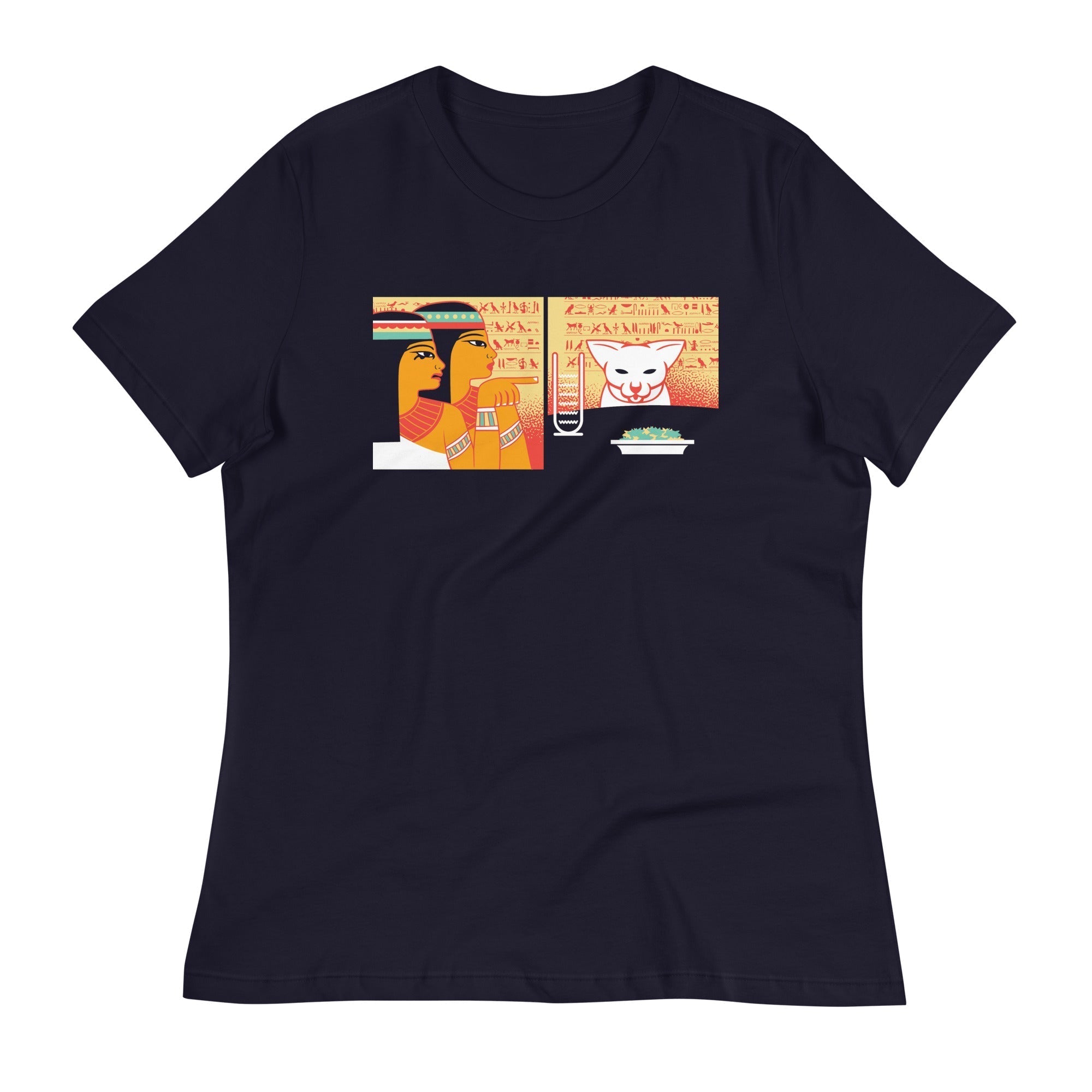 Egyptian Cat Women's Signature Tee Hoodie, Sweatshirt | CoreVibeTees.com (Image 2)