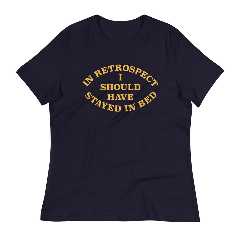 I Should Have Stayed In Bed Women's Signature Tee Hoodie, Sweatshirt | CoreVibeTees.com (Image 2)