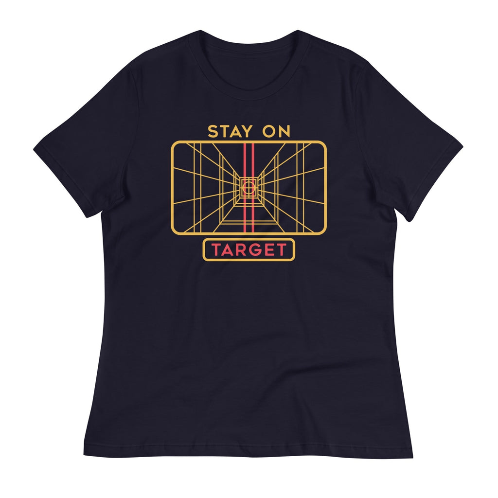 Stay On Target Women's Signature Tee Hoodie, Sweatshirt | CoreVibeTees.com (Image 2)
