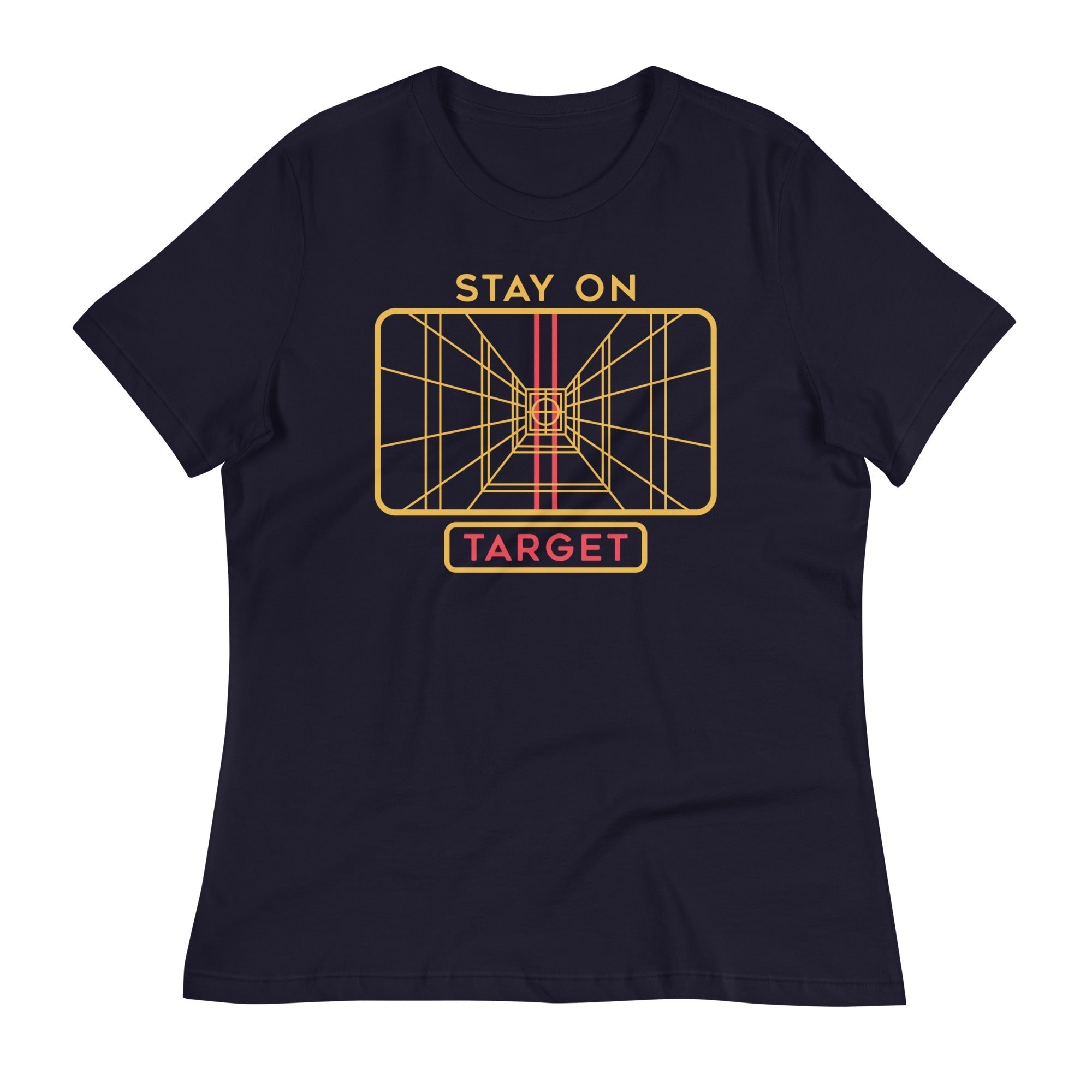 Stay On Target Women's Signature Tee Hoodie, Sweatshirt | CoreVibeTees.com (Image 2)