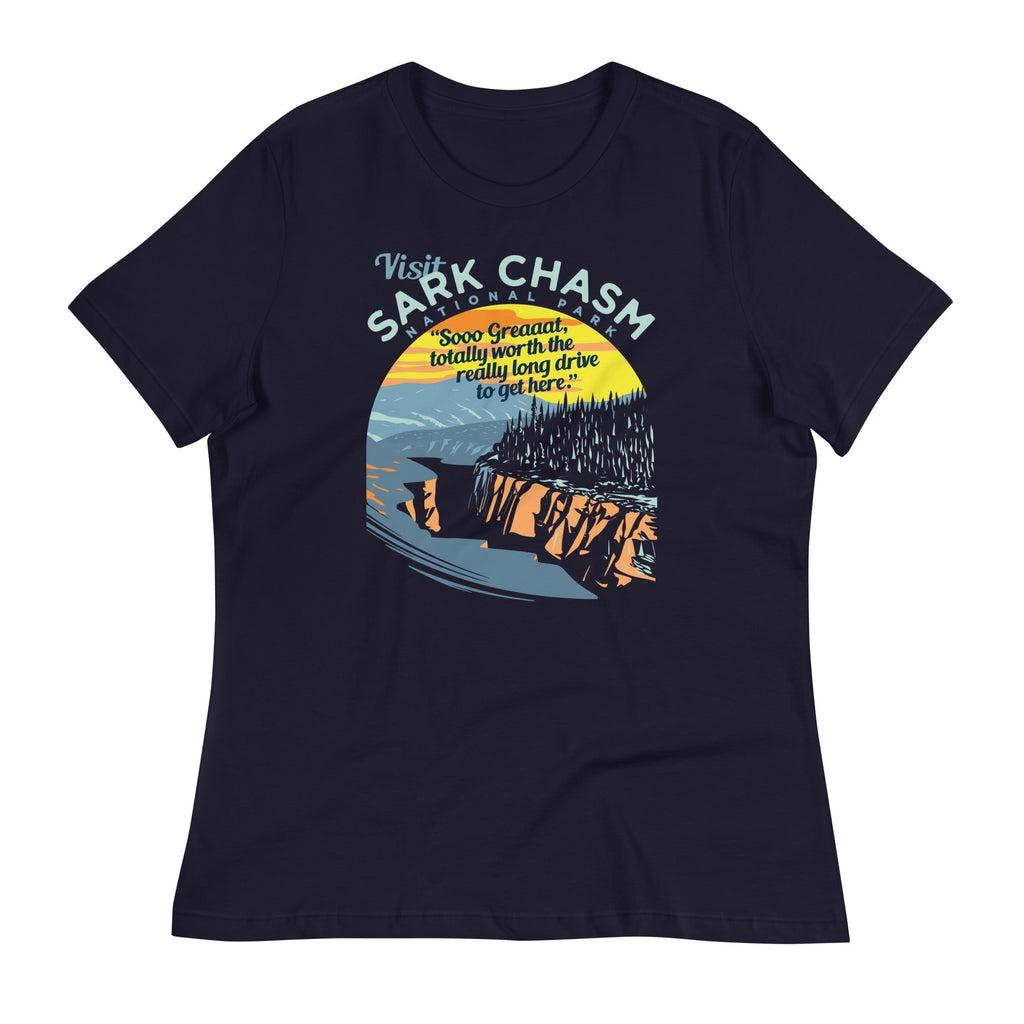 Visit Sark Chasm Women's Signature Tee Hoodie, Sweatshirt | CoreVibeTees.com (Image 1)