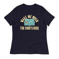 Wake Me When The Food's Here Women's Signature Tee Hoodie, Sweatshirt | CoreVibeTees.com (Image 1)