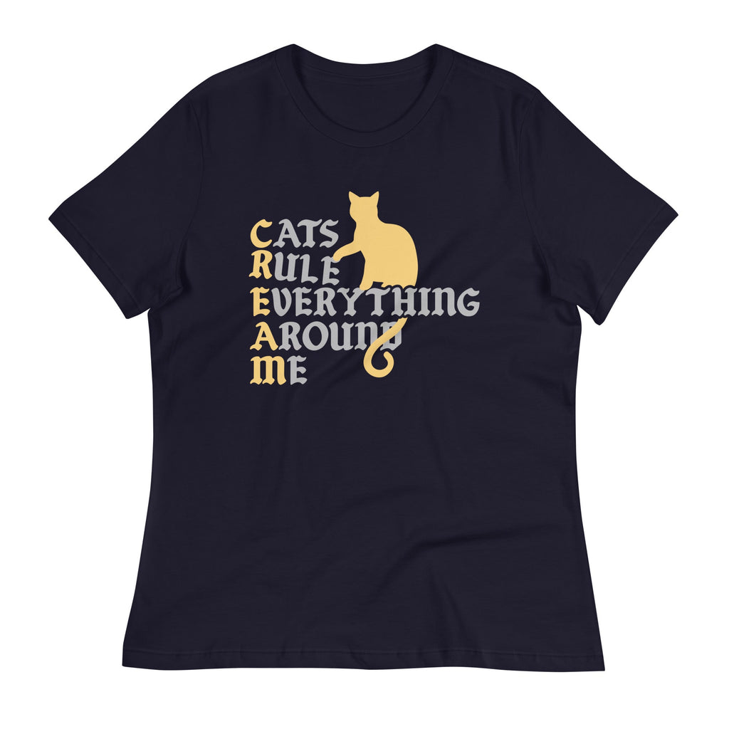 Cats Rule Everything Around Me Women's Signature Tee Hoodie, Sweatshirt | CoreVibeTees.com (Image 2)