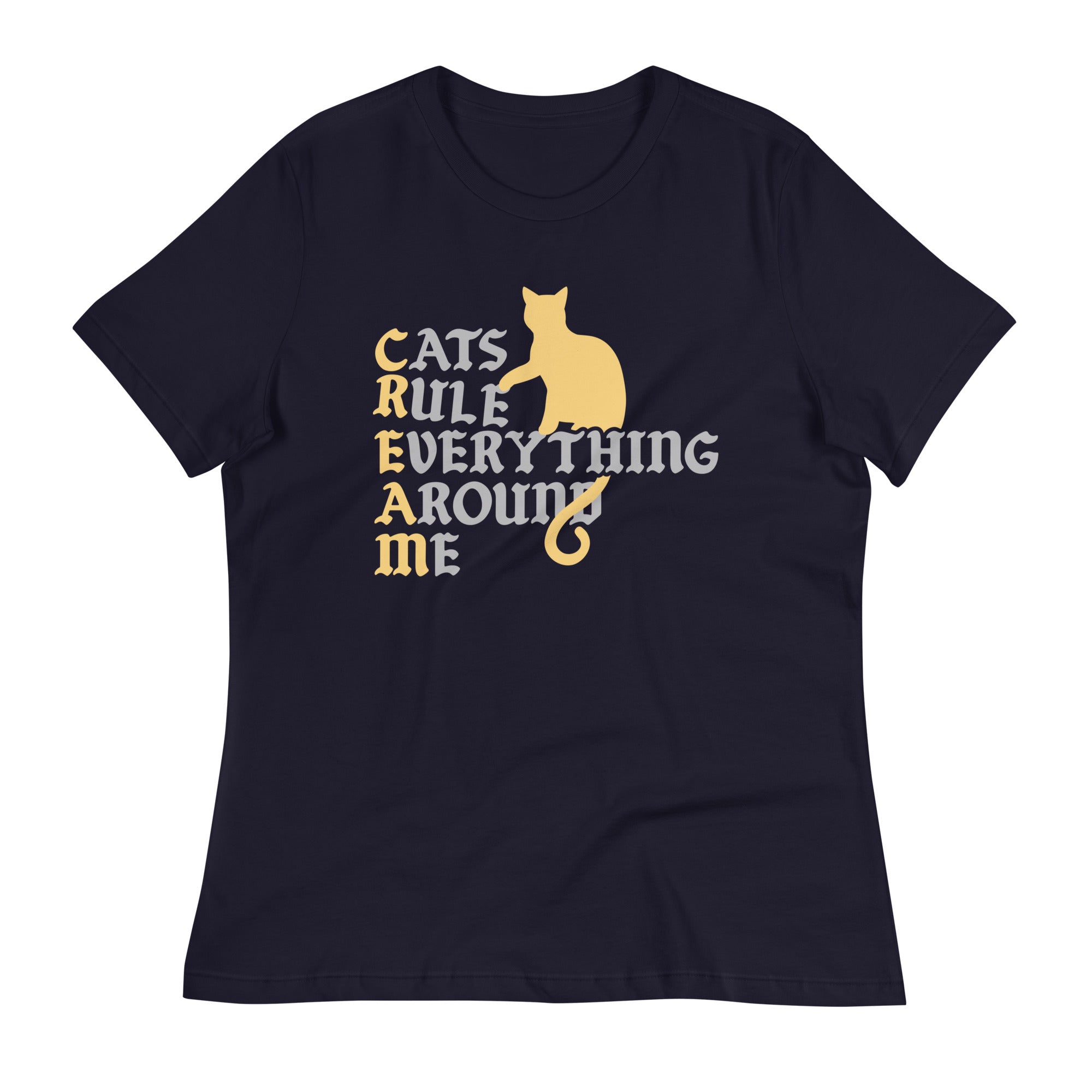 Cats Rule Everything Around Me Women's Signature Tee Hoodie, Sweatshirt | CoreVibeTees.com (Image 2)