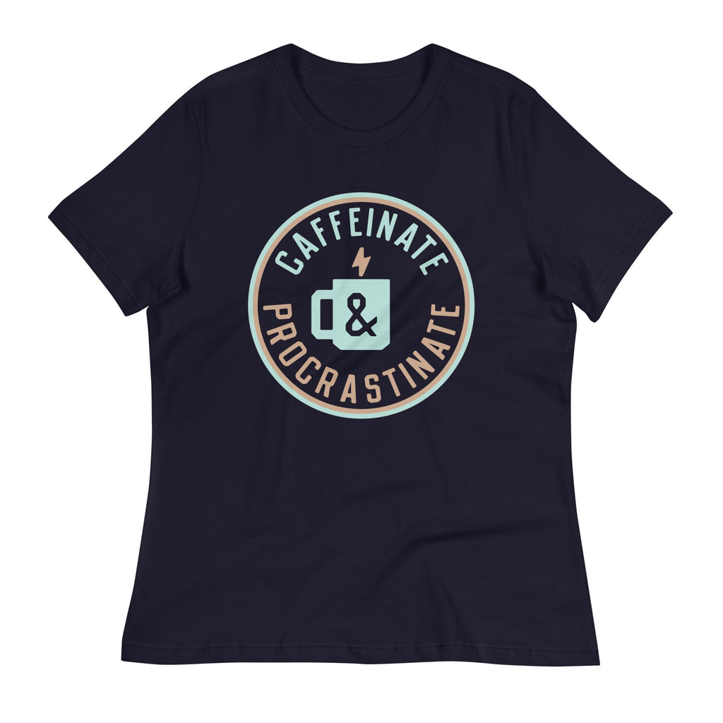 Caffeinate And Procrastinate Women's Signature Tee Hoodie, Sweatshirt | CoreVibeTees.com (Image 2)