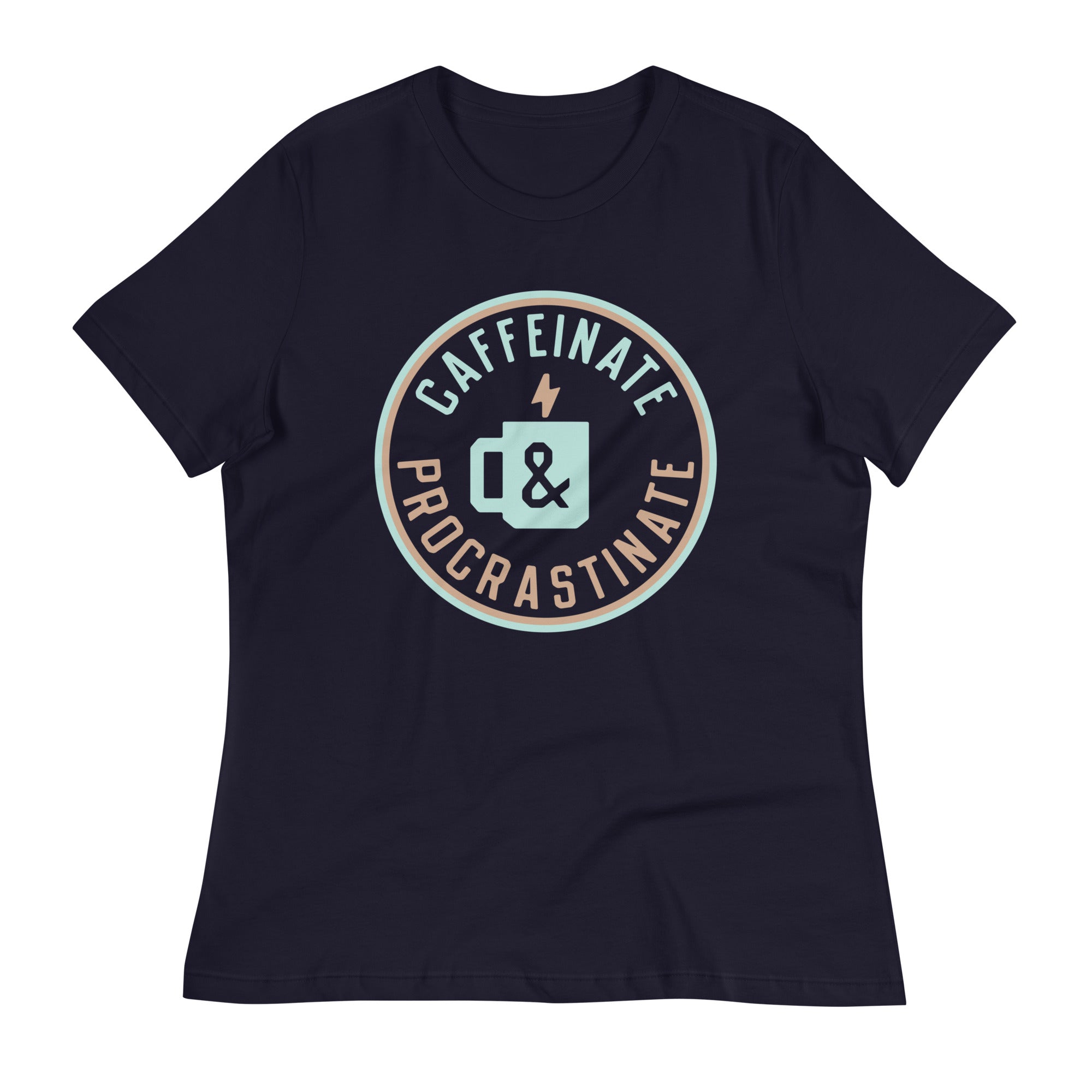 Caffeinate And Procrastinate Women's Signature Tee Hoodie, Sweatshirt | CoreVibeTees.com (Image 2)