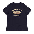 Flat Pluto Society Women's Signature Tee Hoodie, Sweatshirt | CoreVibeTees.com (Image 1)