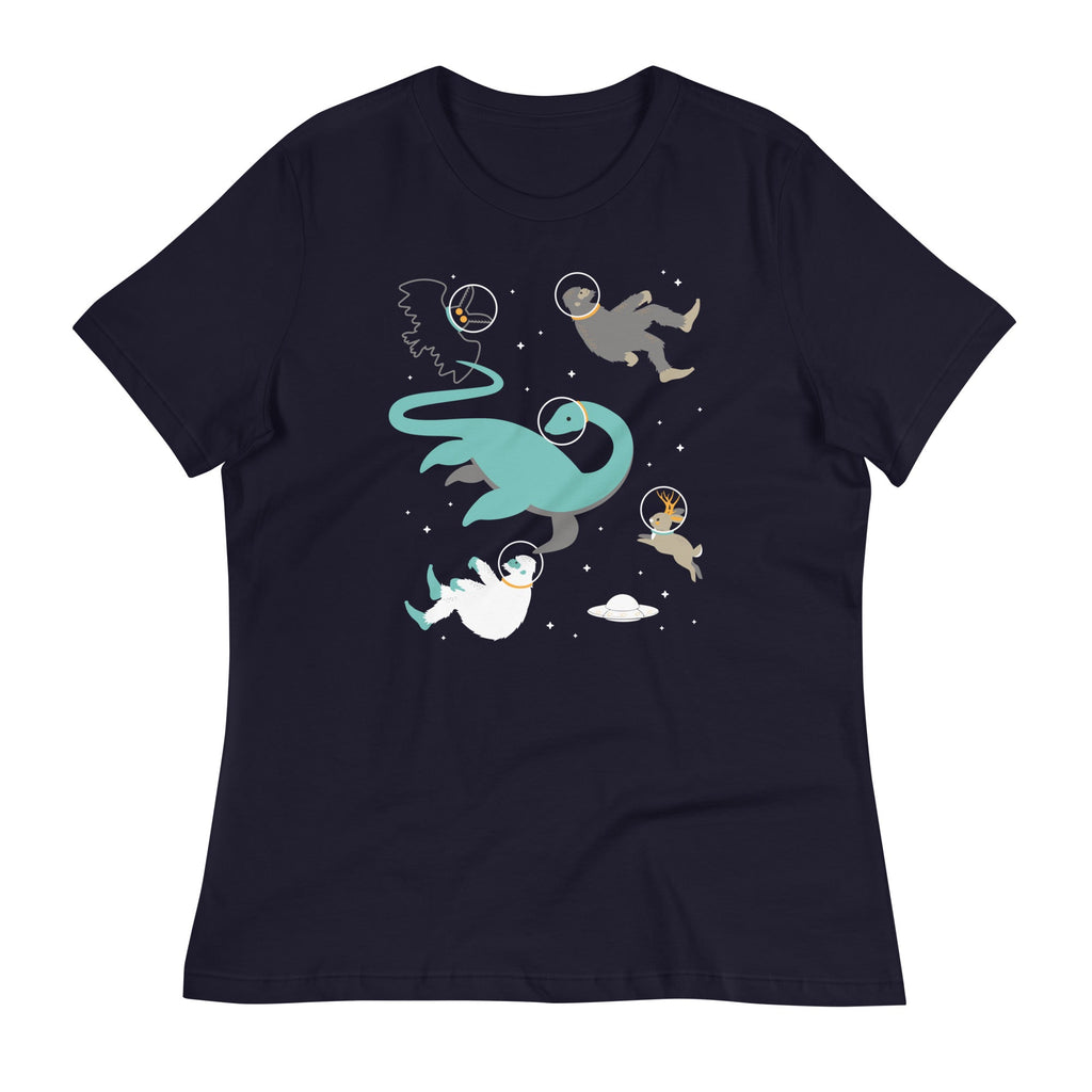 Cryptids In Space Women's Signature Tee Hoodie, Sweatshirt | CoreVibeTees.com (Image 2)