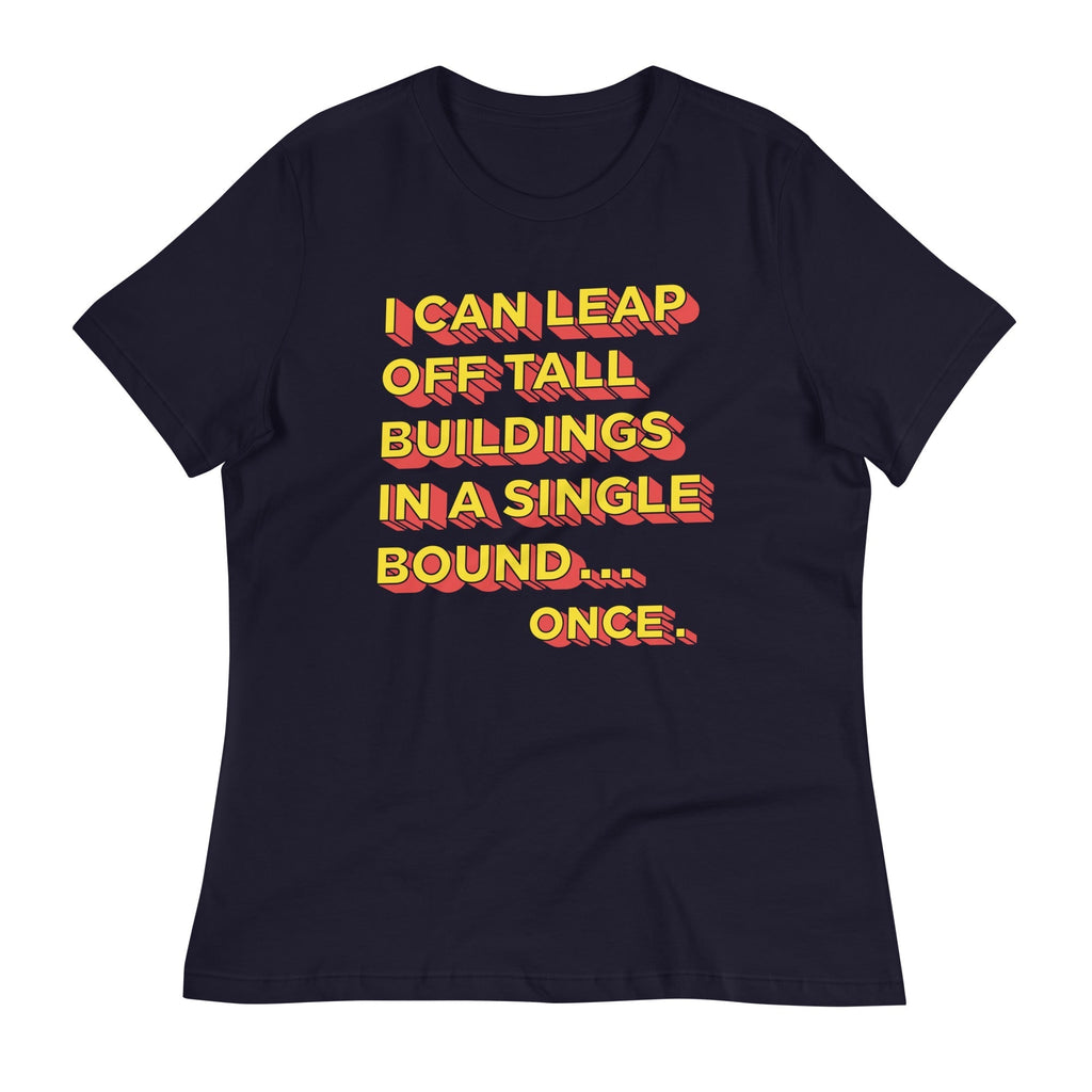 Tall Buildings In A Single Bound Women's Signature Tee Hoodie, Sweatshirt | CoreVibeTees.com (Image 1)