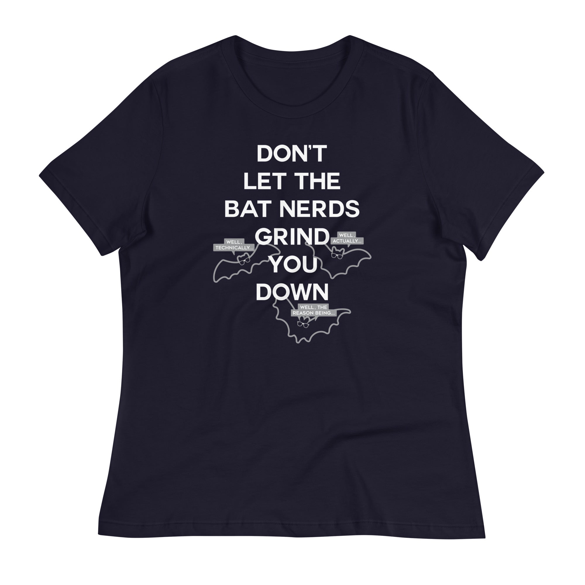 Don't Let The Bat Nerds Grind You Down Women's Signature Tee Hoodie, Sweatshirt | CoreVibeTees.com (Image 2)