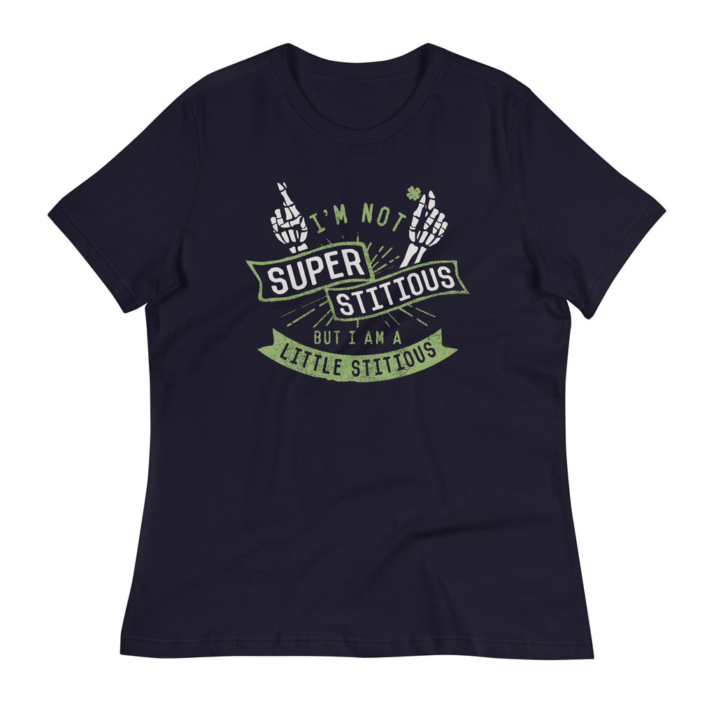 I'm Not Superstitious, But I Am A Little Stitious Women's Signature Tee Hoodie, Sweatshirt | CoreVibeTees.com (Image 2)