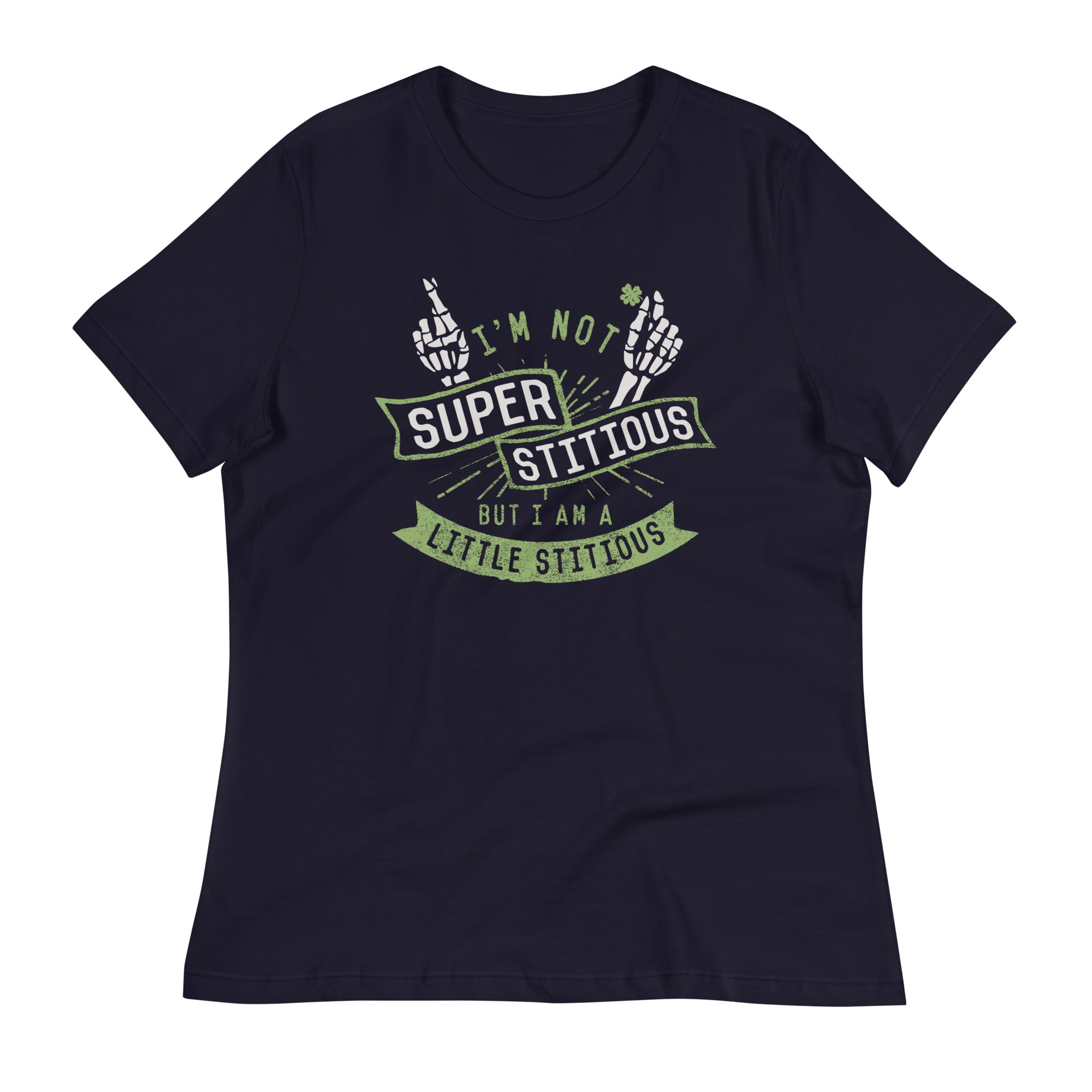 I'm Not Superstitious, But I Am A Little Stitious Women's Signature Tee Hoodie, Sweatshirt | CoreVibeTees.com (Image 2)