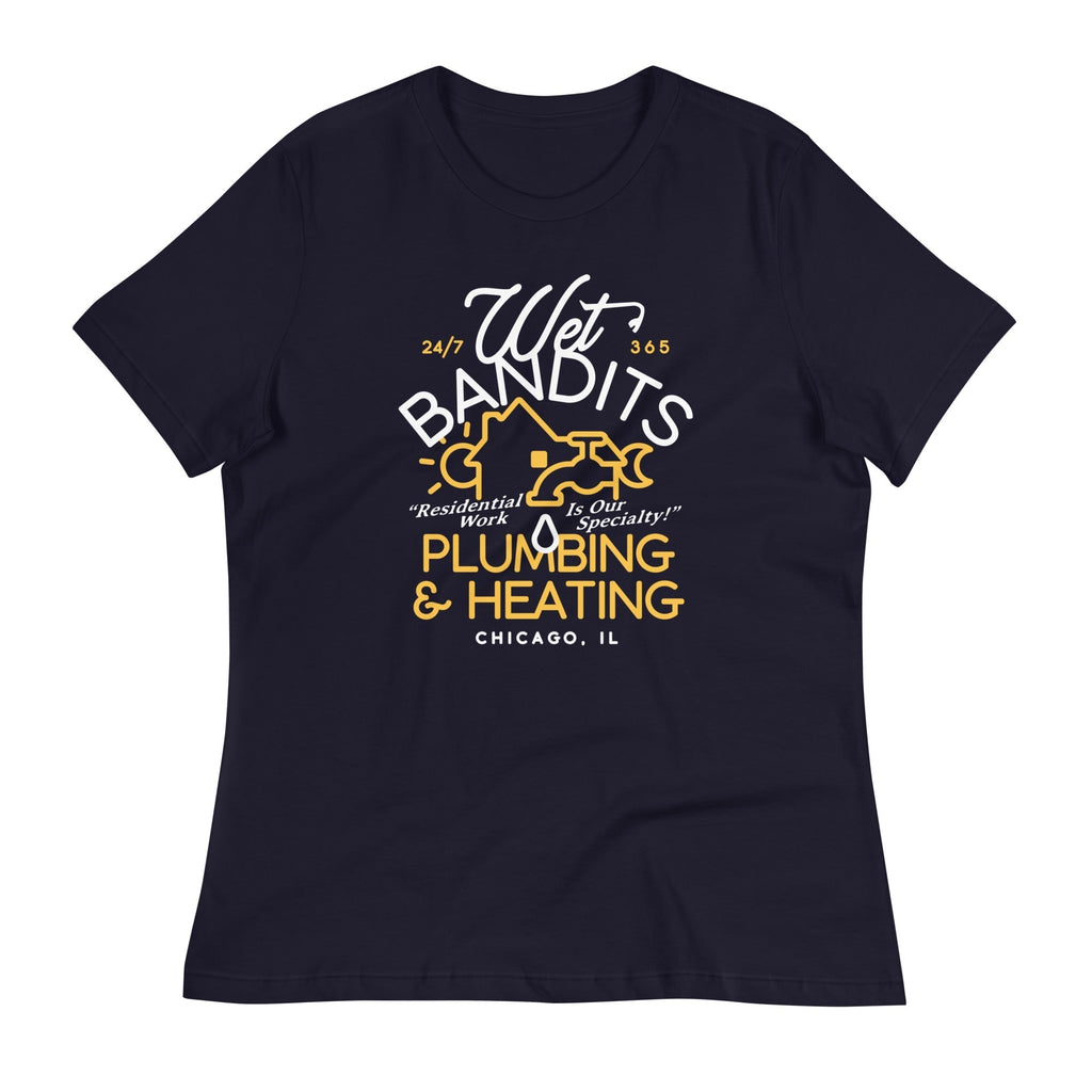 Wet Bandits Plumbing & Heating Women's Signature Tee Hoodie, Sweatshirt | CoreVibeTees.com (Image 2)