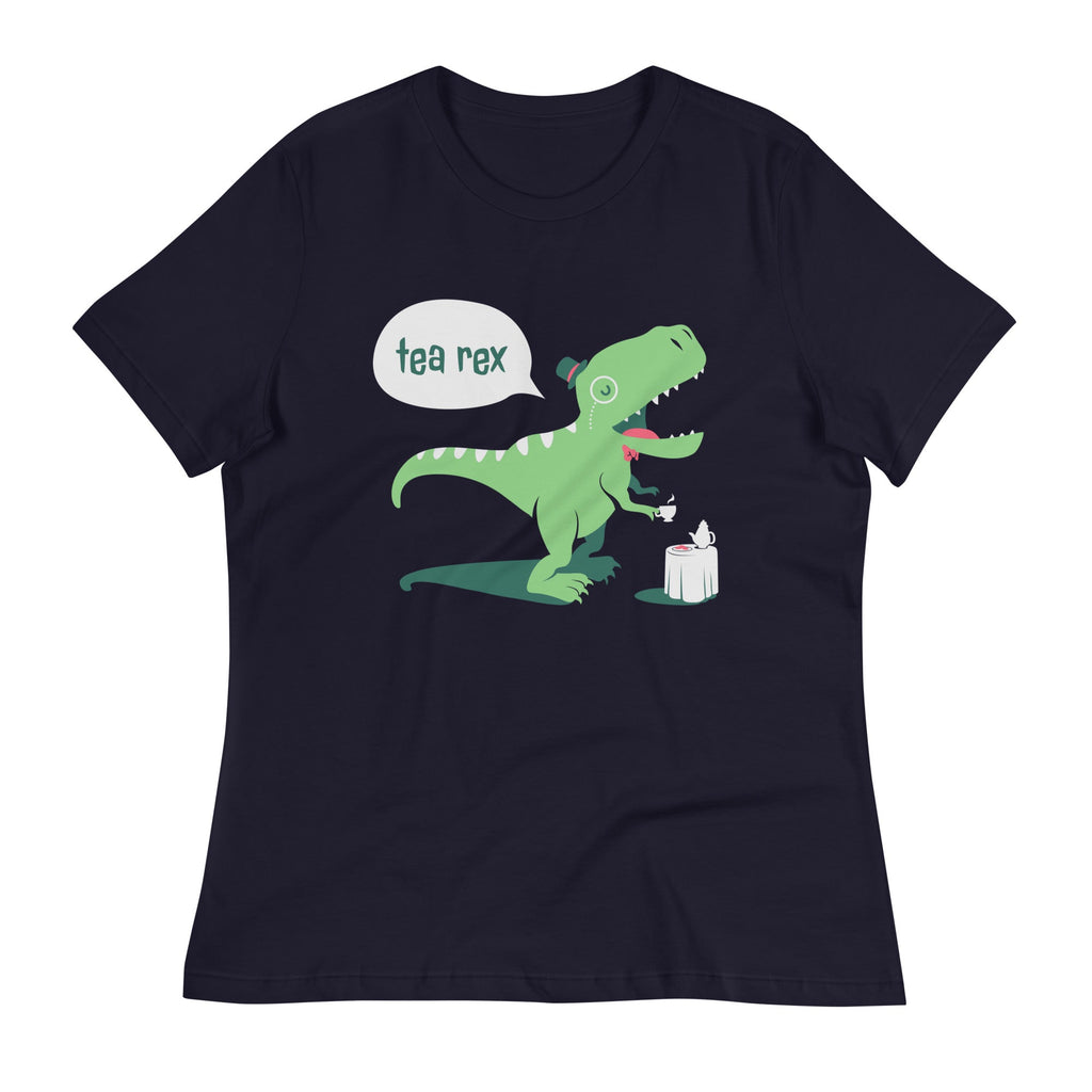 Tea Rex Women's Signature Tee Hoodie, Sweatshirt | CoreVibeTees.com (Image 2)
