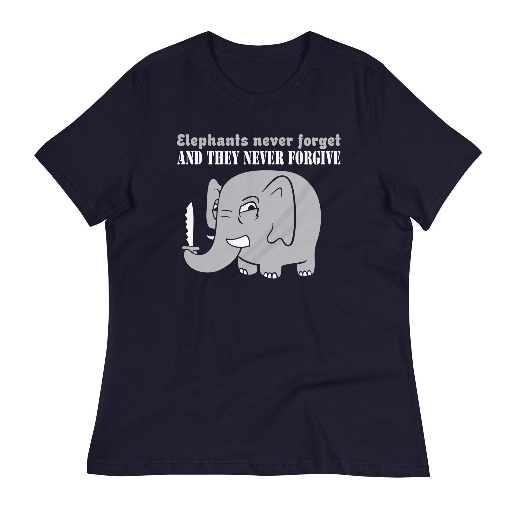 Elephants Never Forgive Women's Signature Tee Hoodie, Sweatshirt | CoreVibeTees.com (Image 1)