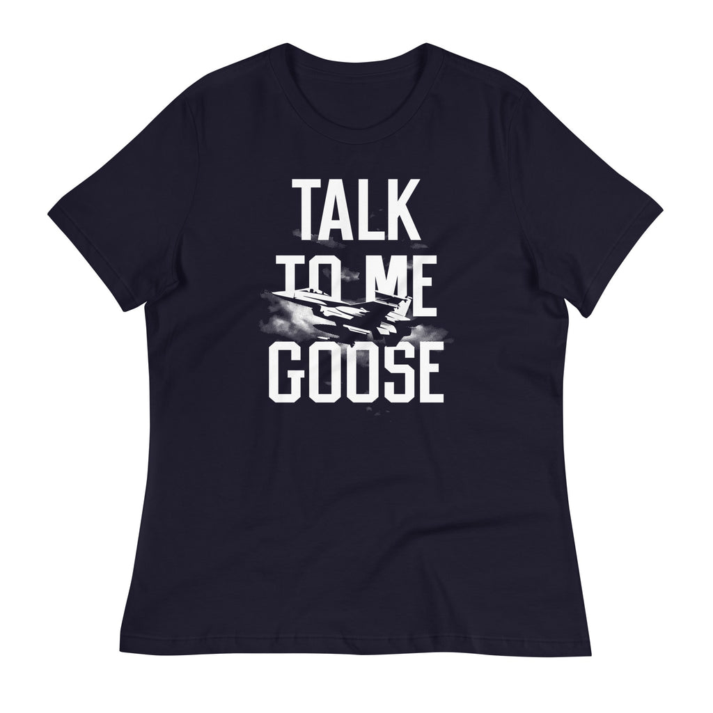 Talk To Me Goose Women's Signature Tee Hoodie, Sweatshirt | CoreVibeTees.com (Image 1)