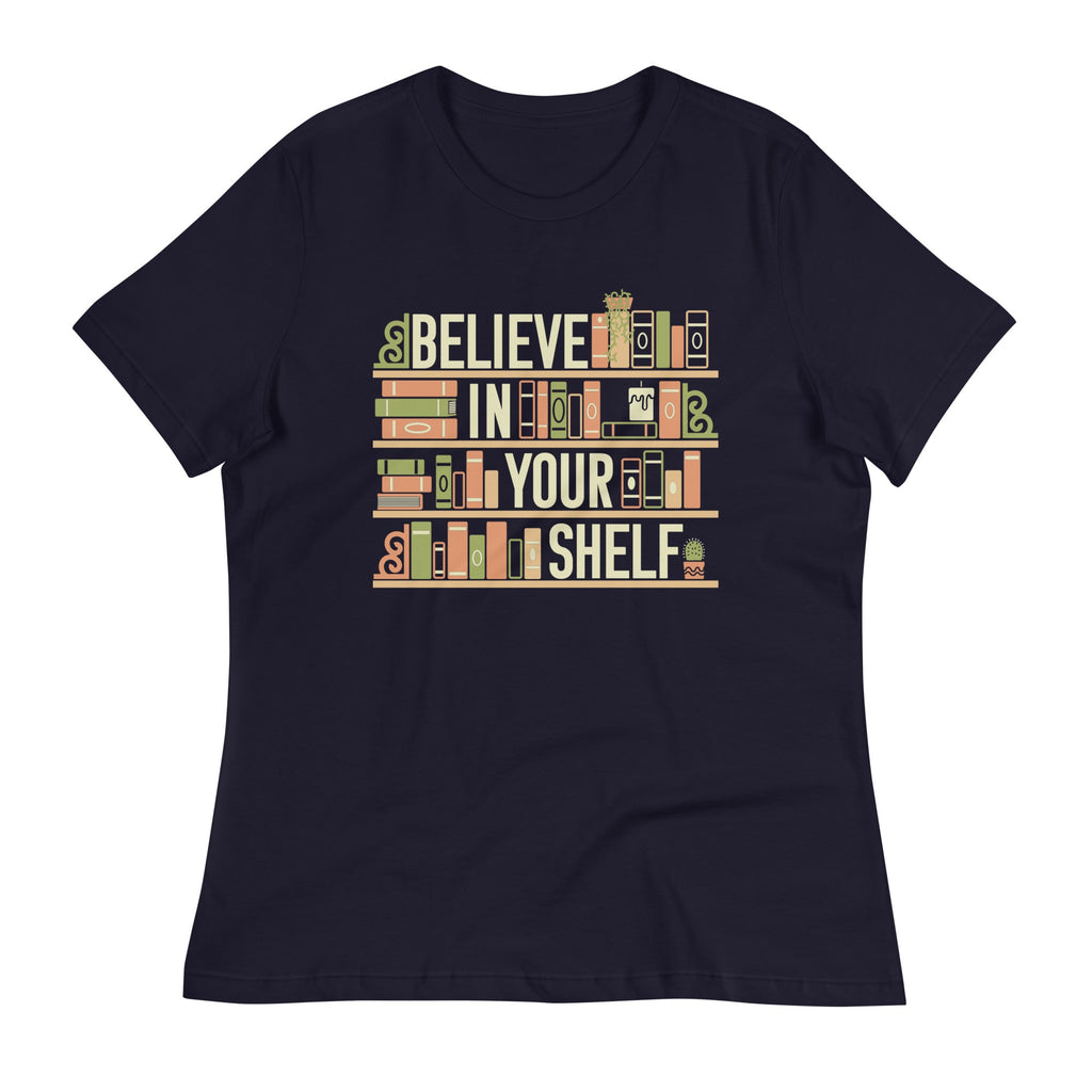 Believe In Your Shelf Women's Signature Tee Hoodie, Sweatshirt | CoreVibeTees.com (Image 3)