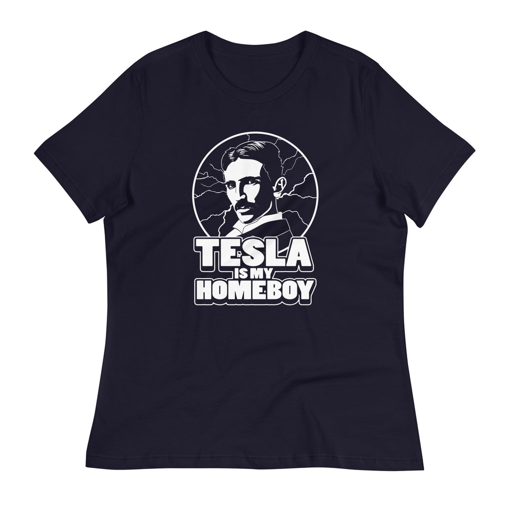 Tesla Is My Homeboy Women's Signature Tee Hoodie, Sweatshirt | CoreVibeTees.com (Image 2)