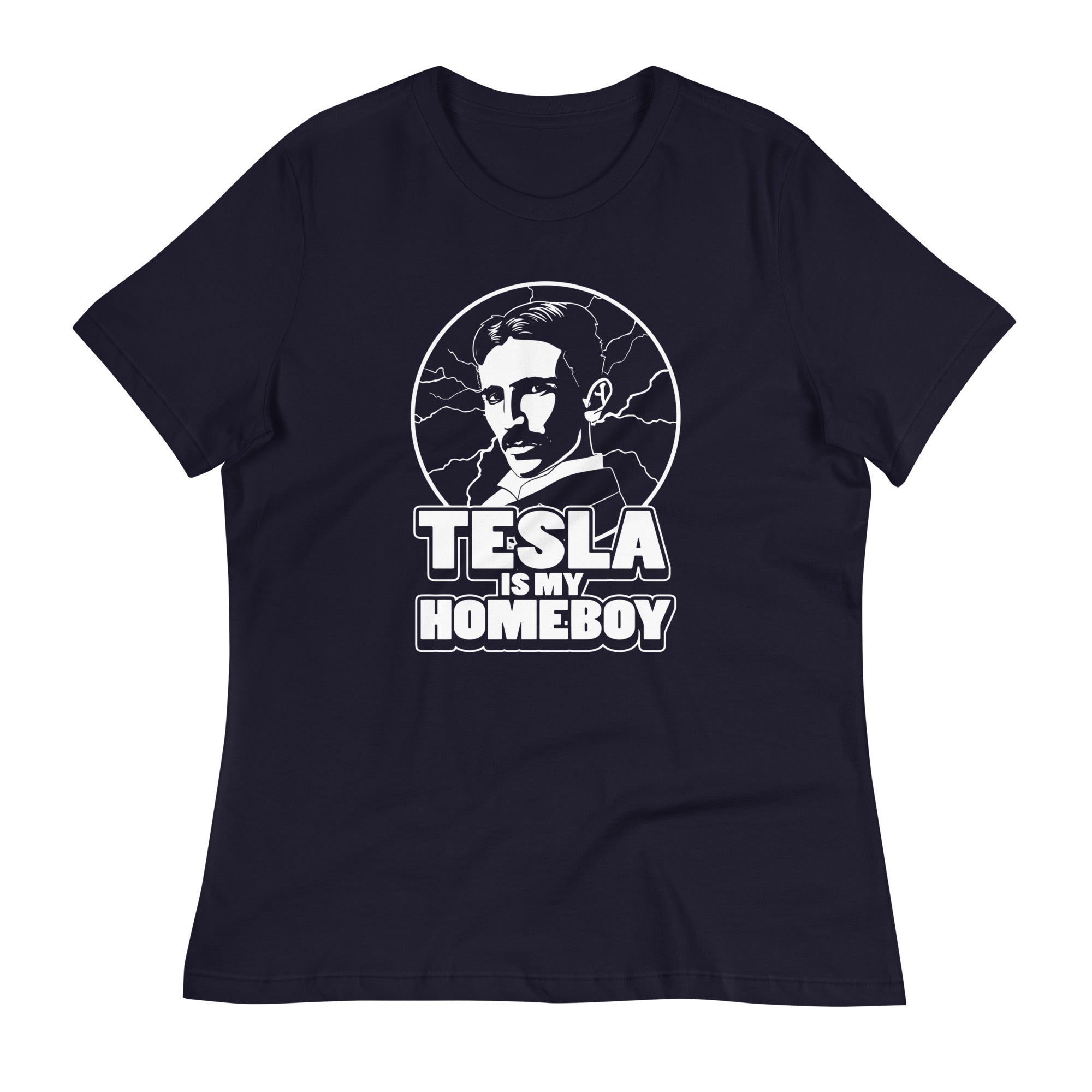 Tesla Is My Homeboy Women's Signature Tee Hoodie, Sweatshirt | CoreVibeTees.com (Image 2)