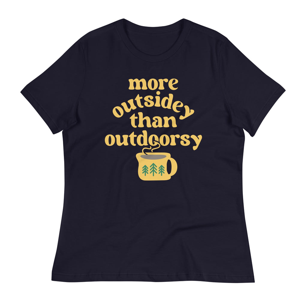 More Outsidey Than Outdoorsy Women's Signature Tee Hoodie, Sweatshirt | CoreVibeTees.com (Image 2)
