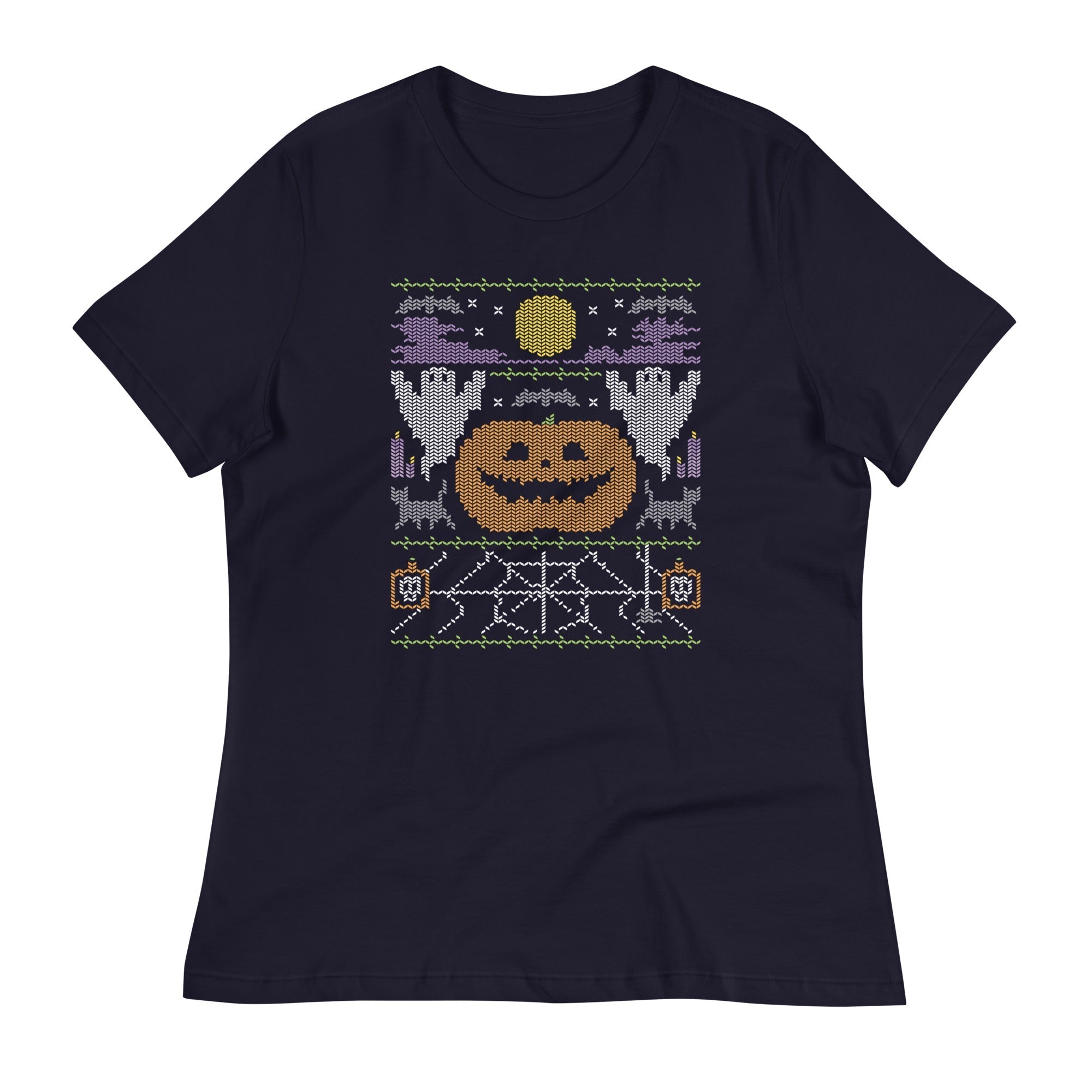 Ugly Halloween Sweater Women's Signature Tee Hoodie, Sweatshirt | CoreVibeTees.com (Image 2)