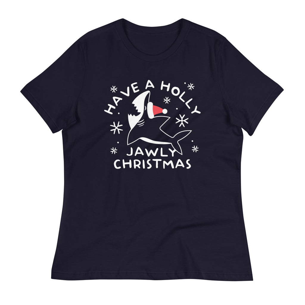 Have A Holly Jawly Christmas Women's Signature Tee Hoodie, Sweatshirt | CoreVibeTees.com (Image 1)