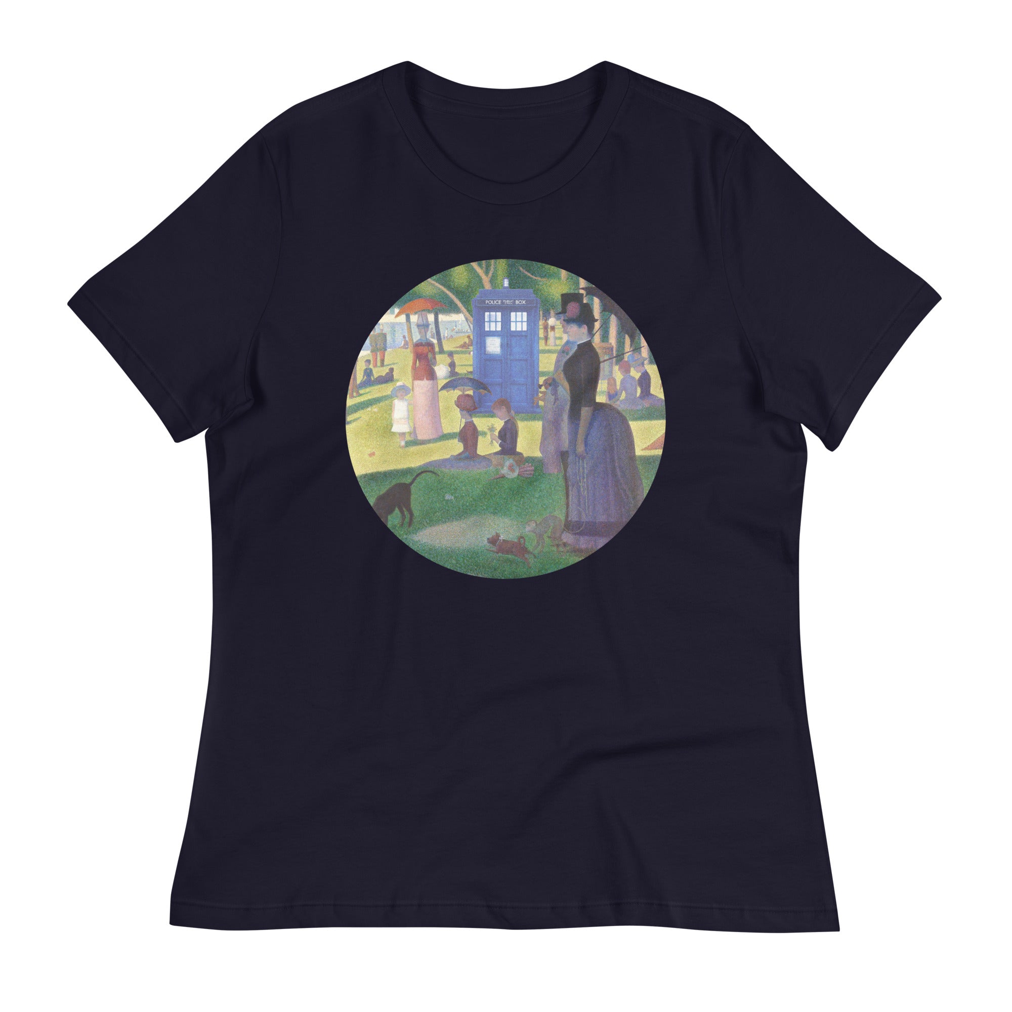 Tardis On La Grande Women's Signature Tee Hoodie, Sweatshirt | CoreVibeTees.com (Image 1)